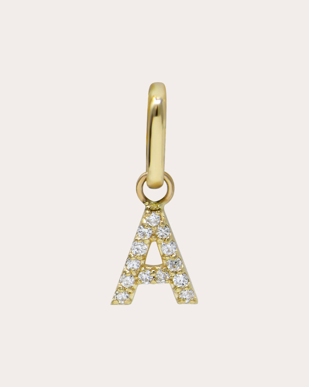 Diamond Pavé Love Letter A Charm