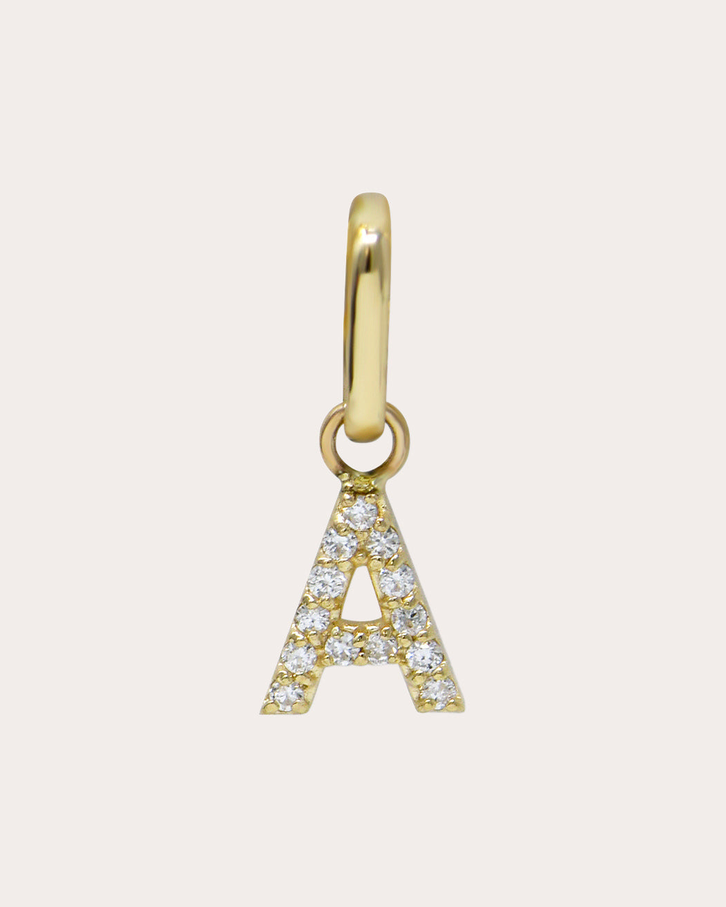 Diamond Pavé Love Letter A Charm