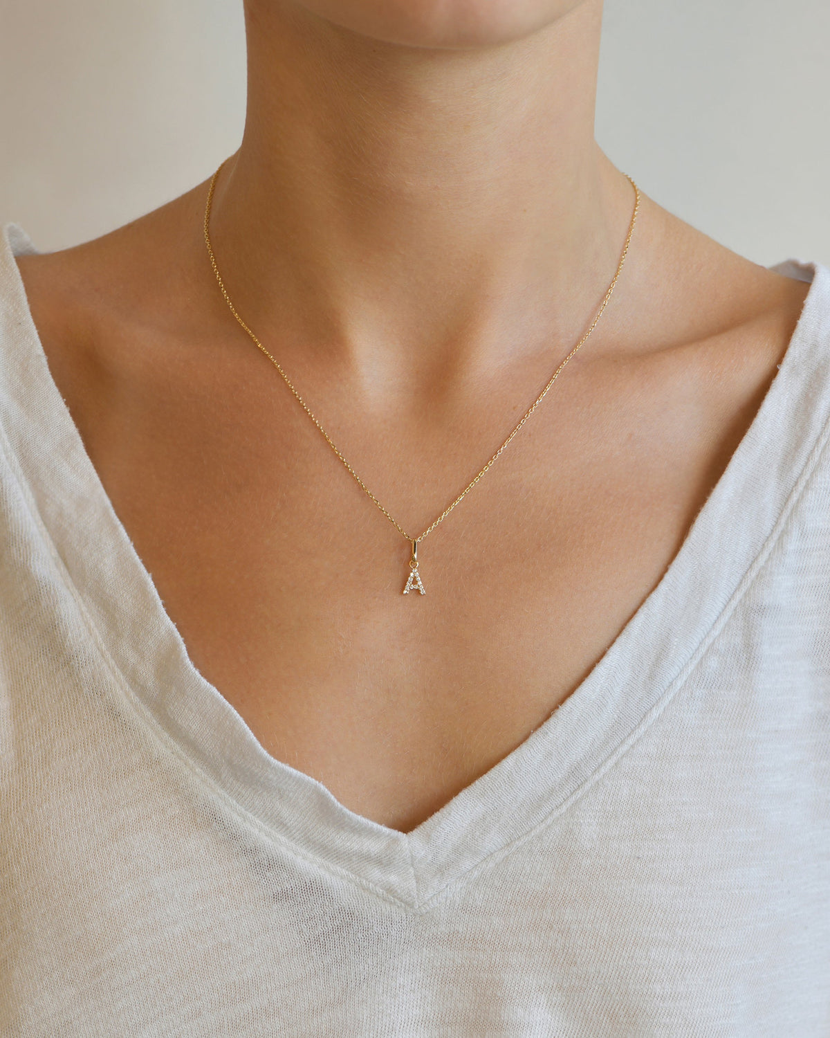 Diamond Pavé Love Letter A Charm
