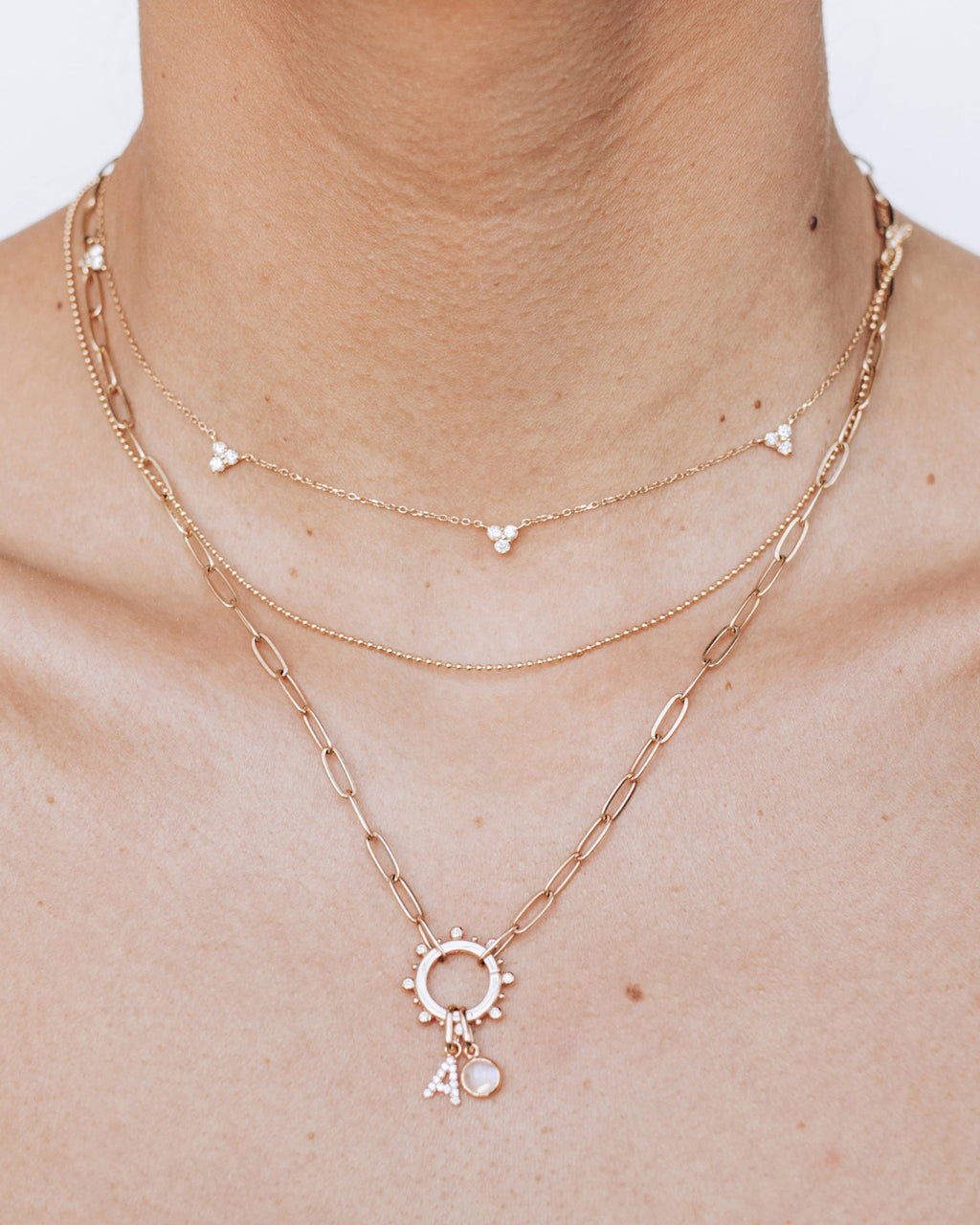 Diamond Pavé Love Letter A Charm