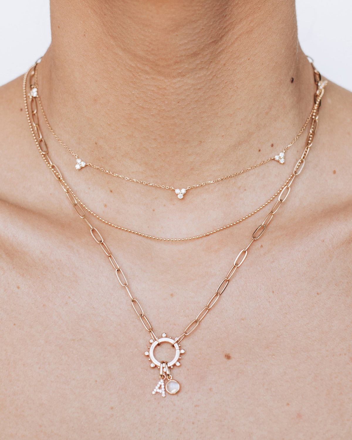 Diamond Pavé Love Letter A Charm