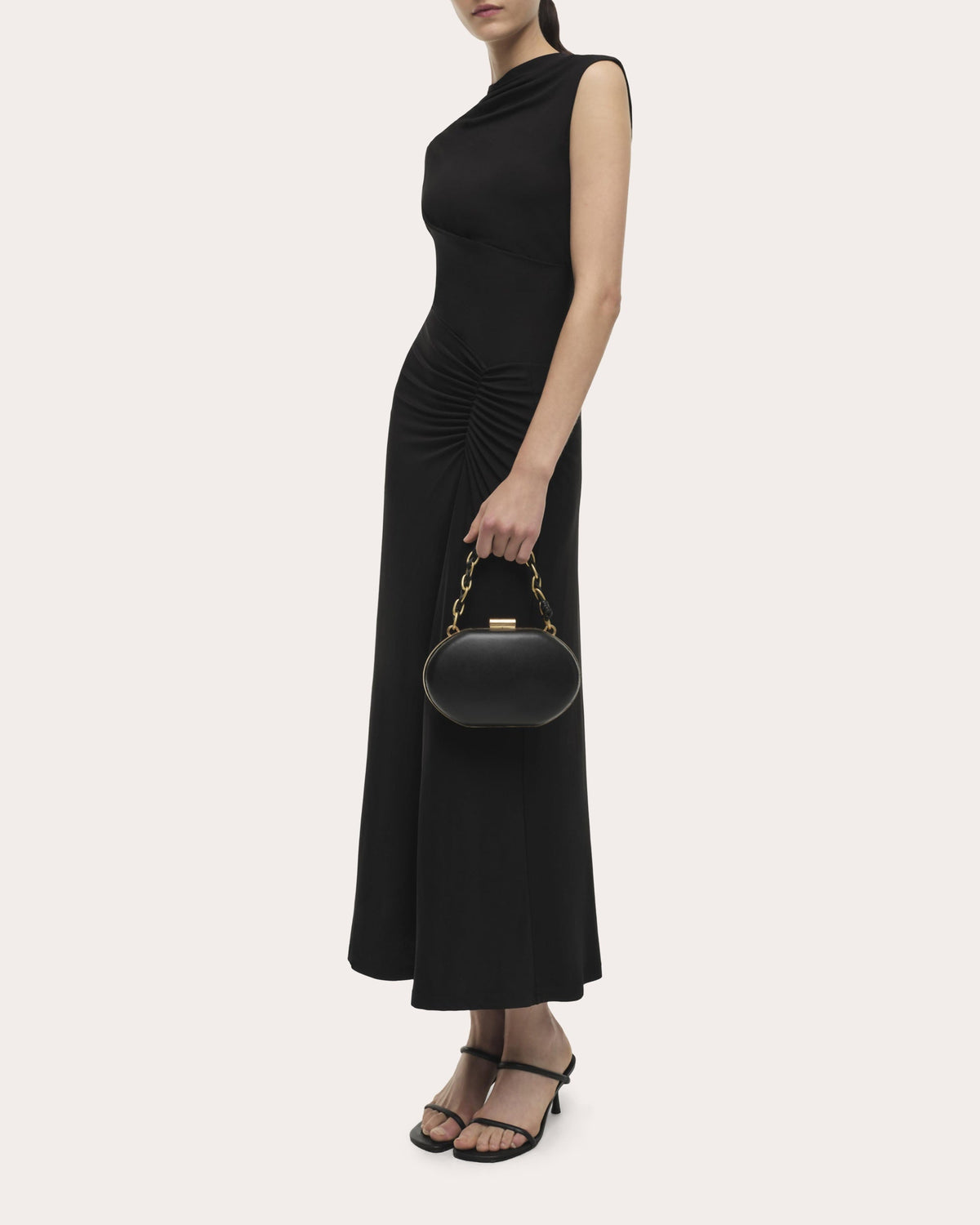 Acacia Jersey Draped Maxi Dress