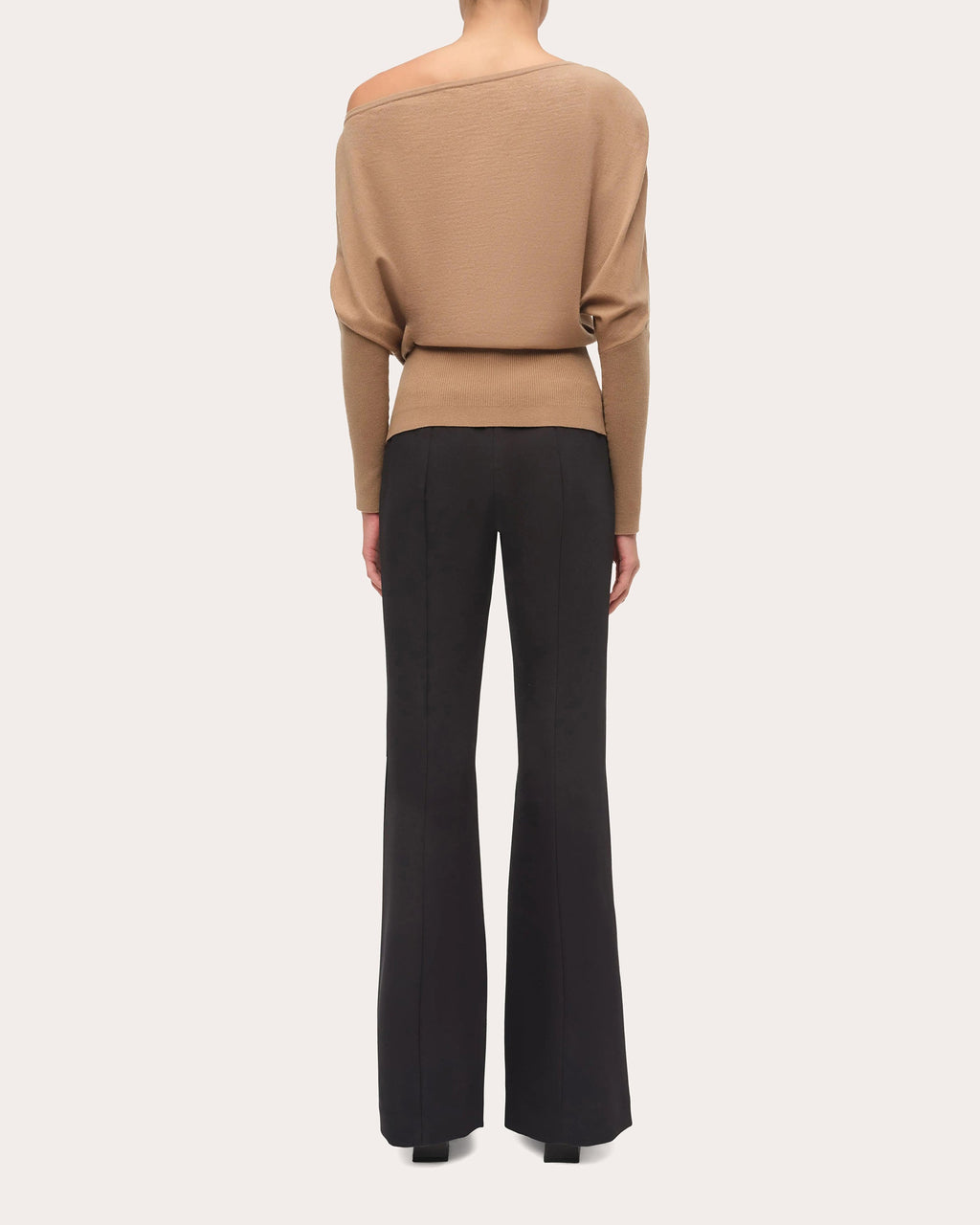 Lavina Knit Draped Asymmetric Sweater