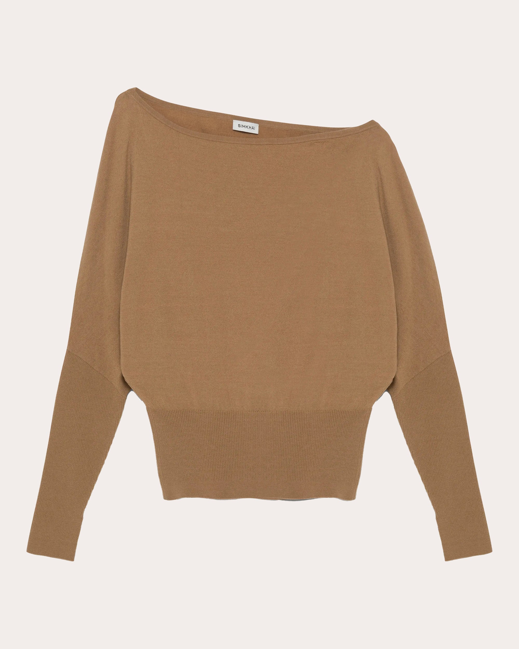 Lavina Knit Draped Asymmetric Sweater