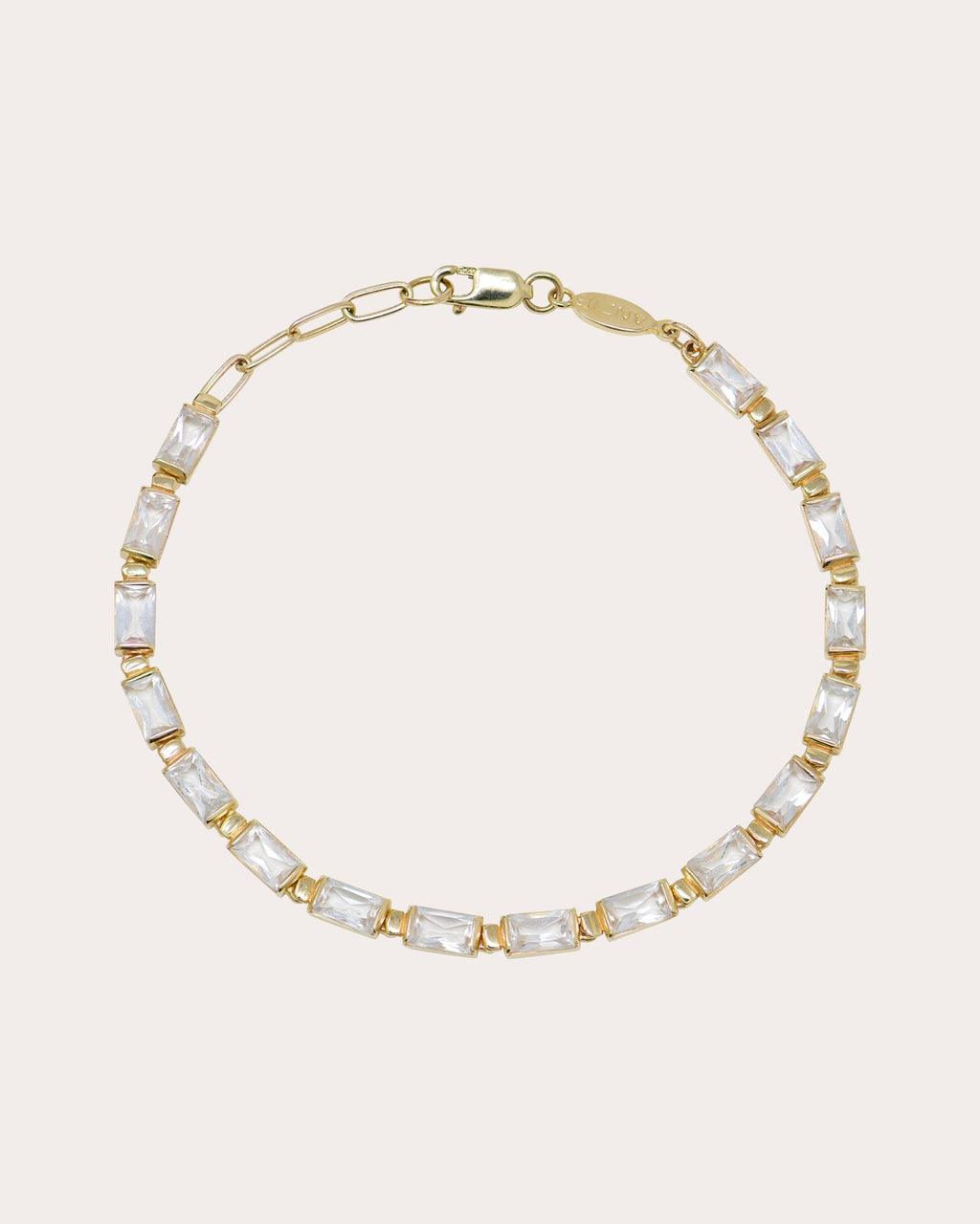 Topaz Cléo Carré Baguette Tennis Bracelet