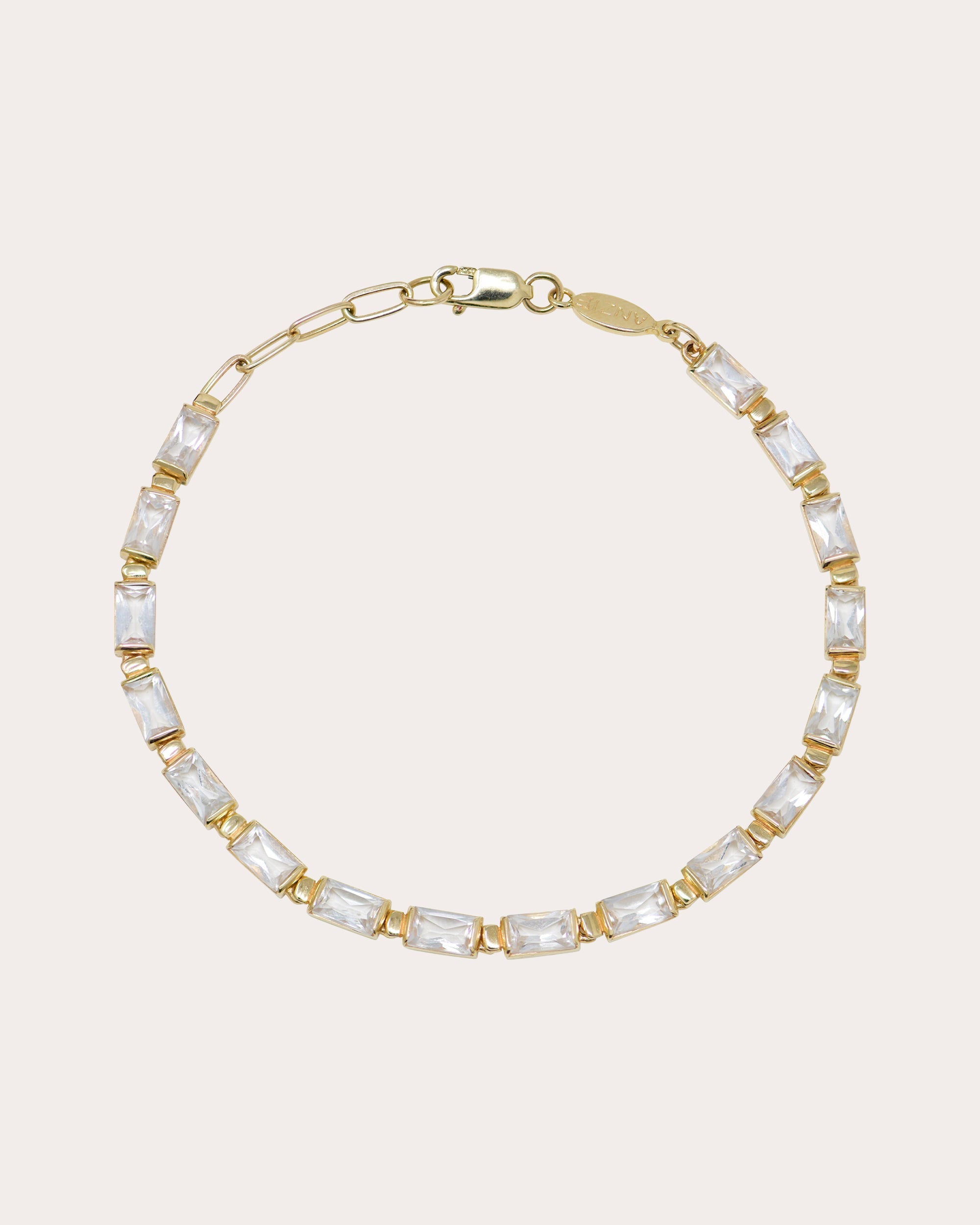 Topaz Cléo Carré Baguette Tennis Bracelet