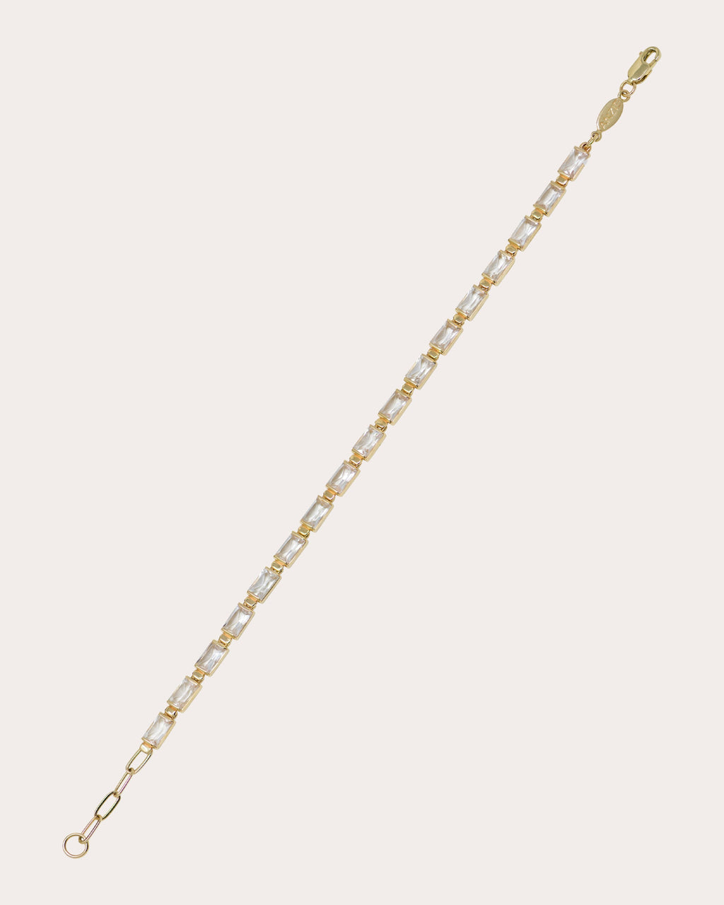 Topaz Cléo Carré Baguette Tennis Bracelet