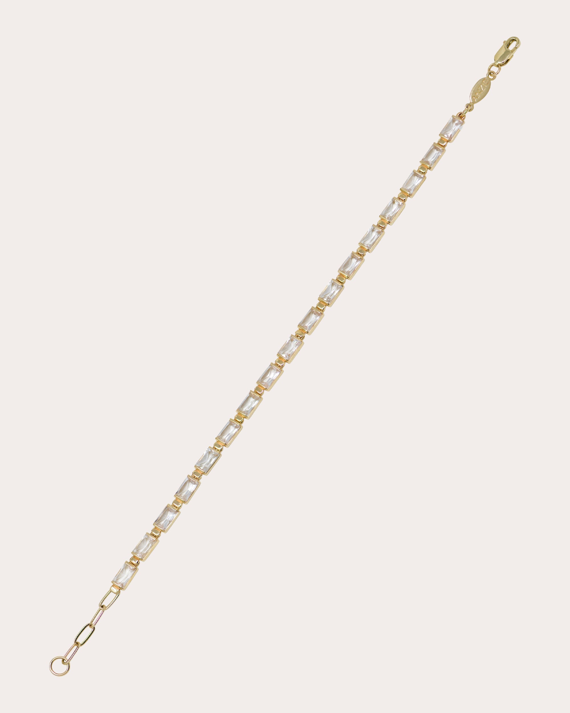 Topaz Cléo Carré Baguette Tennis Bracelet