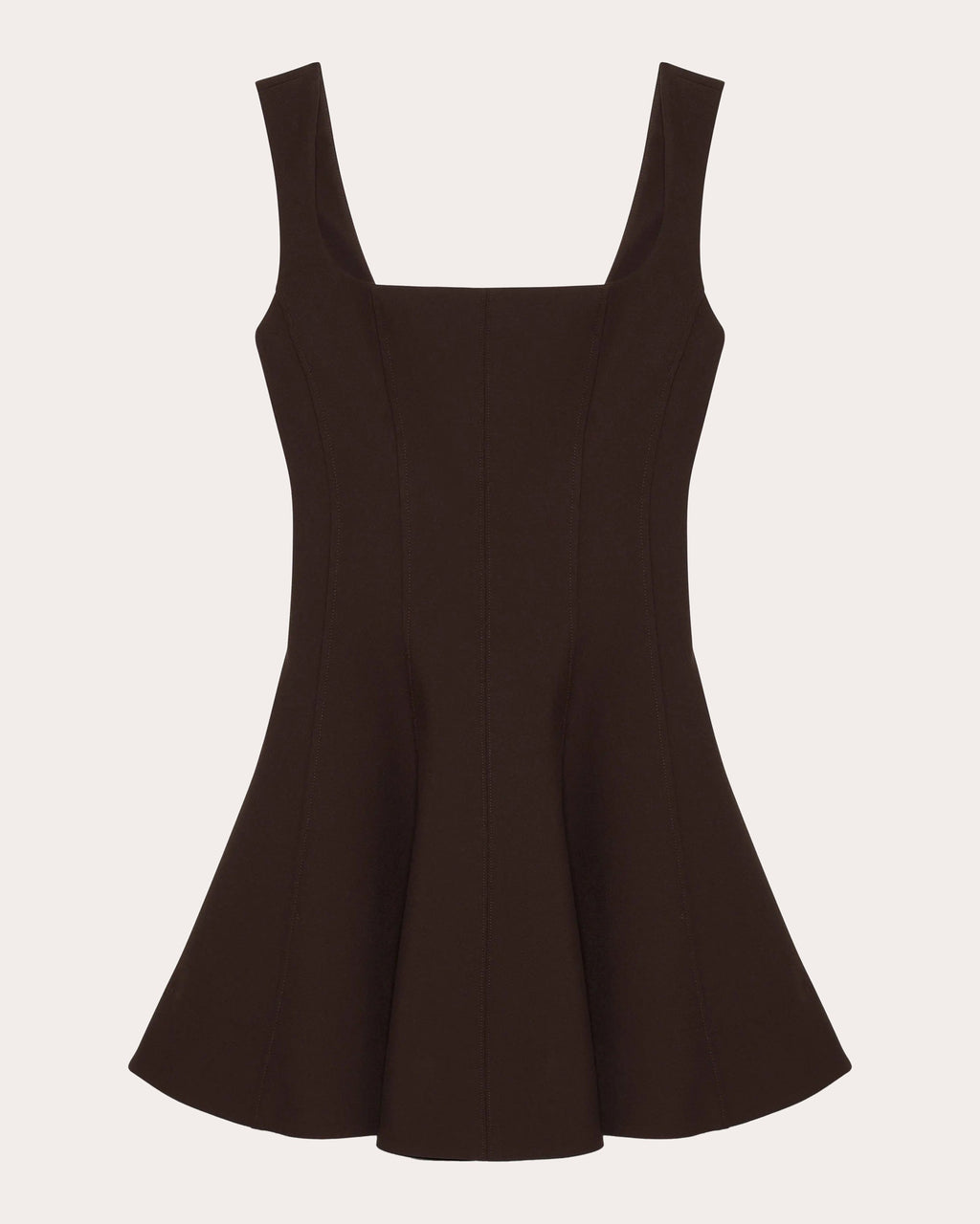 Bronte Crepe Flared Mini Dress