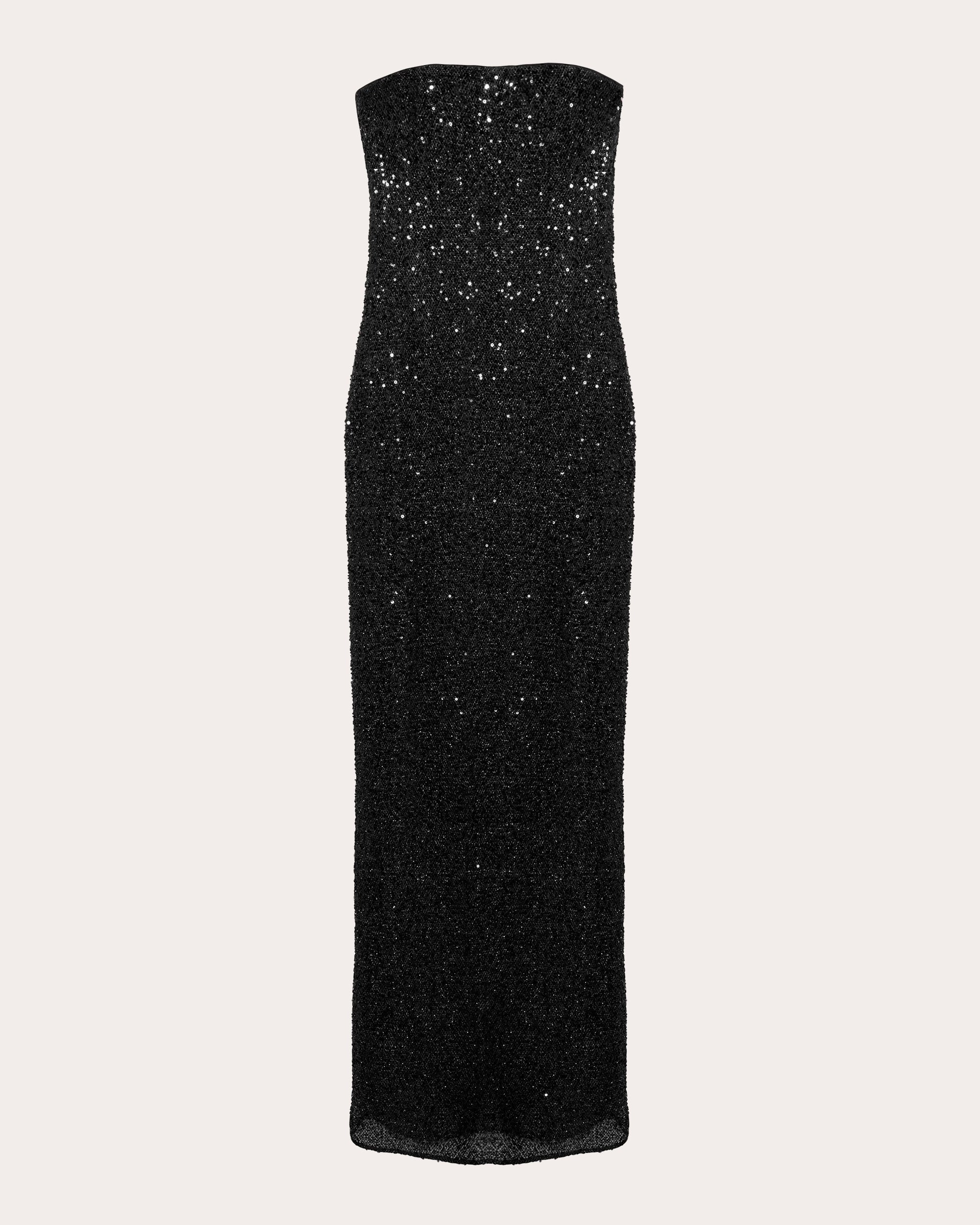 Xyla Sequin Strapless Gown