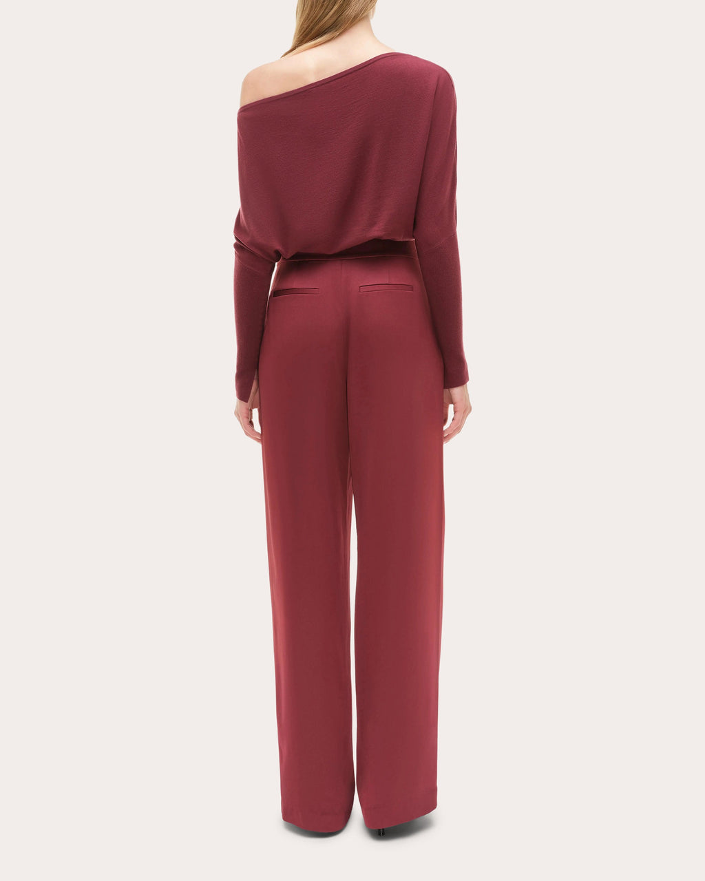Lavina Knit Draped Asymmetric Sweater