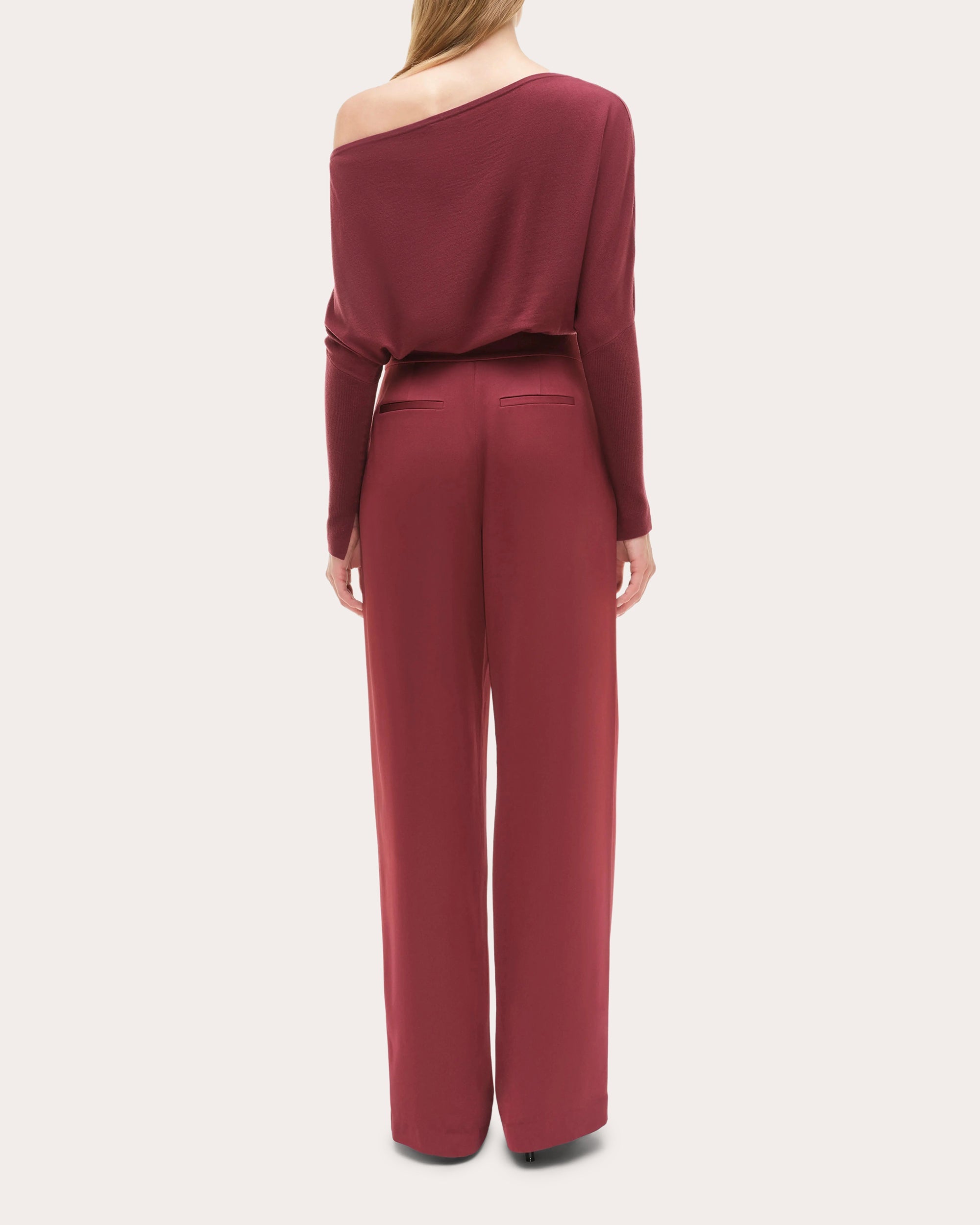 Lavina Knit Draped Asymmetric Sweater