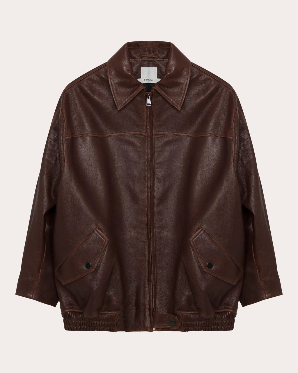 Huntington Oversized Leather Jacket