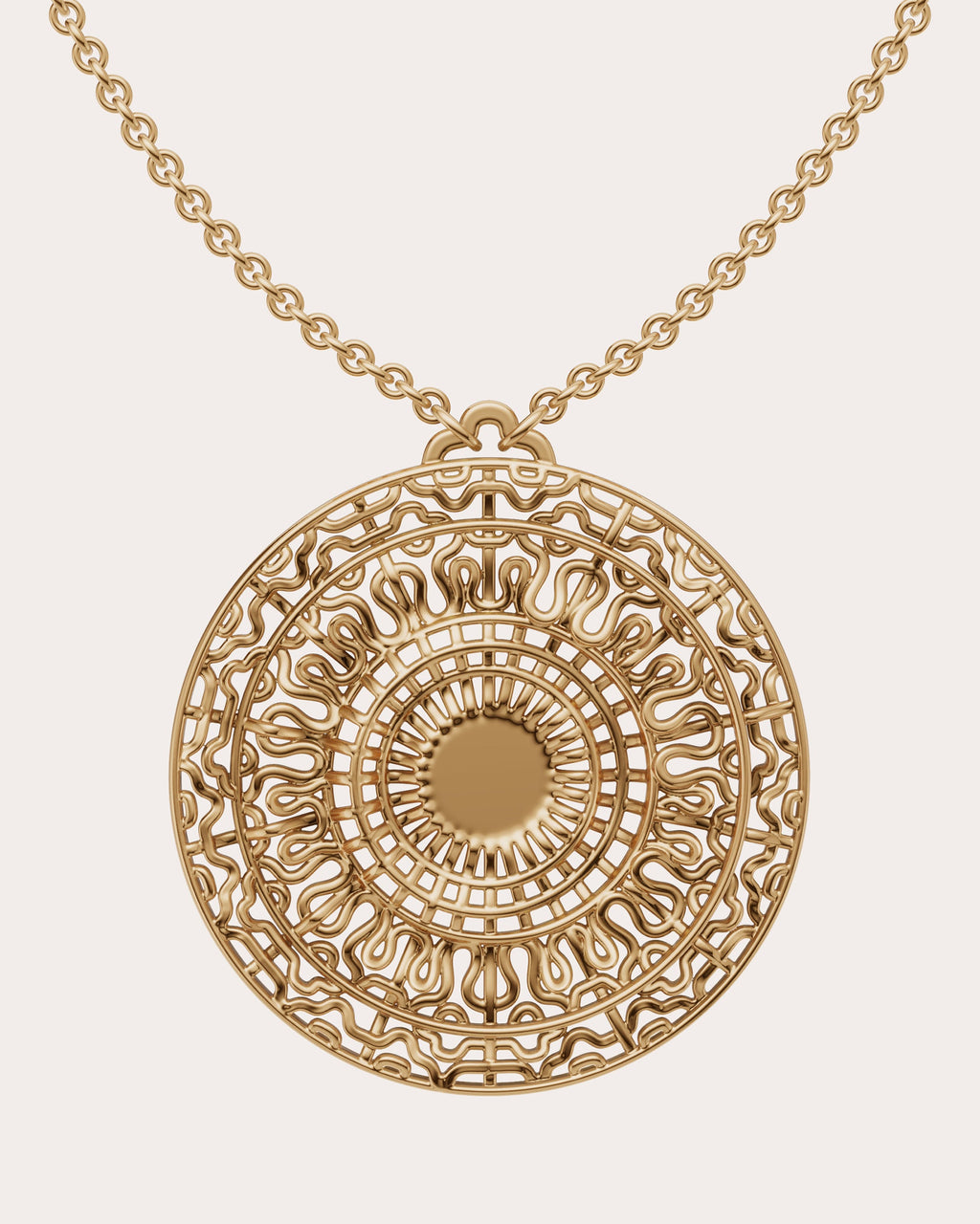 Gold Vermeil 528Hz Pendant Necklace