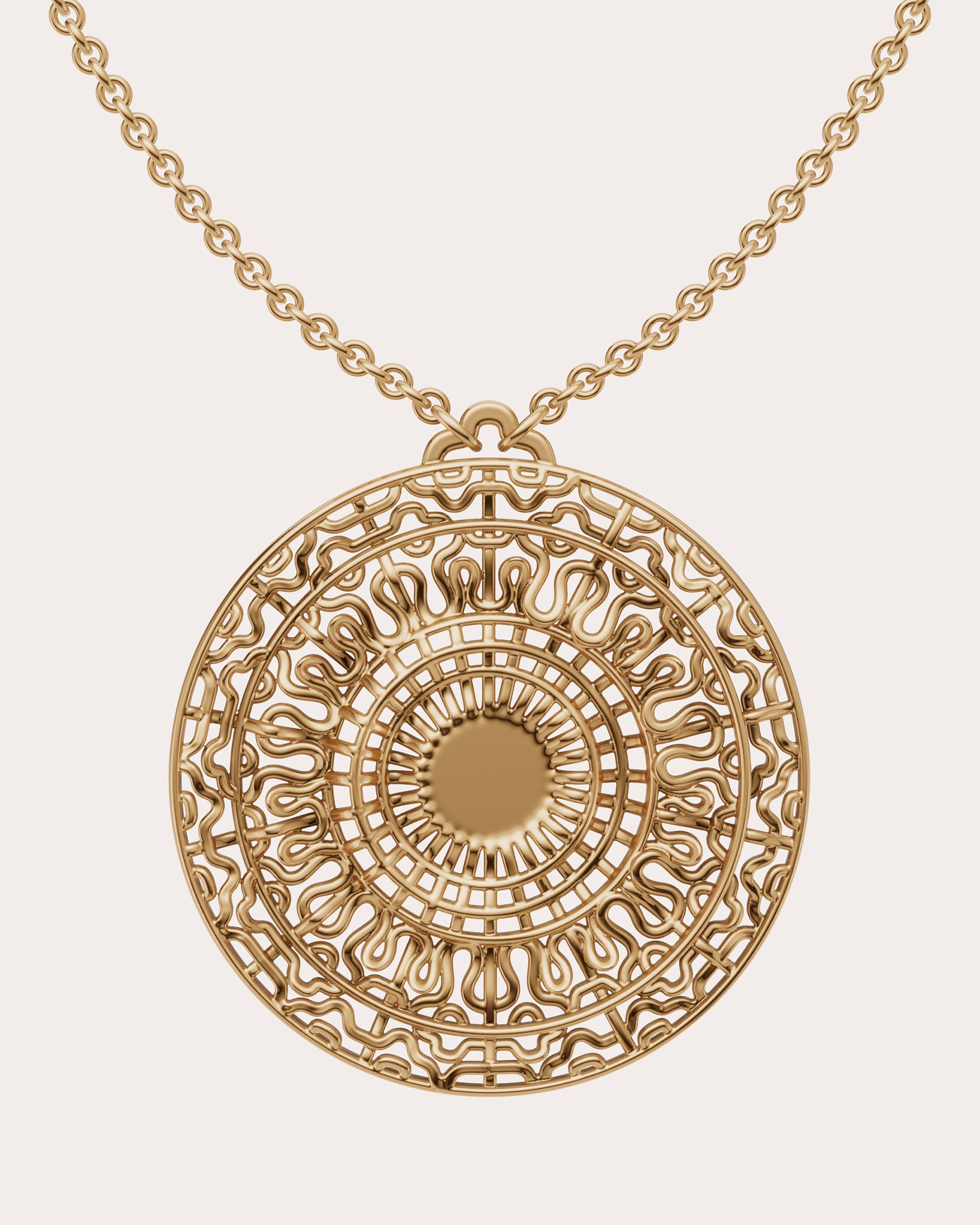 Gold Vermeil 528Hz Pendant Necklace