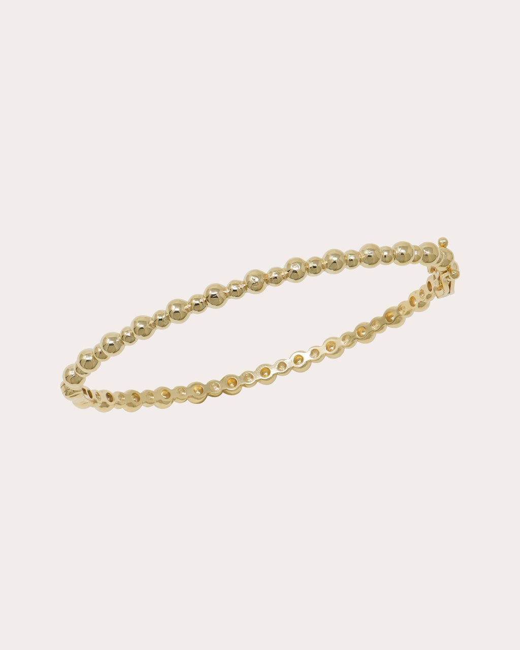 14k Gold Dew Drop Bangle