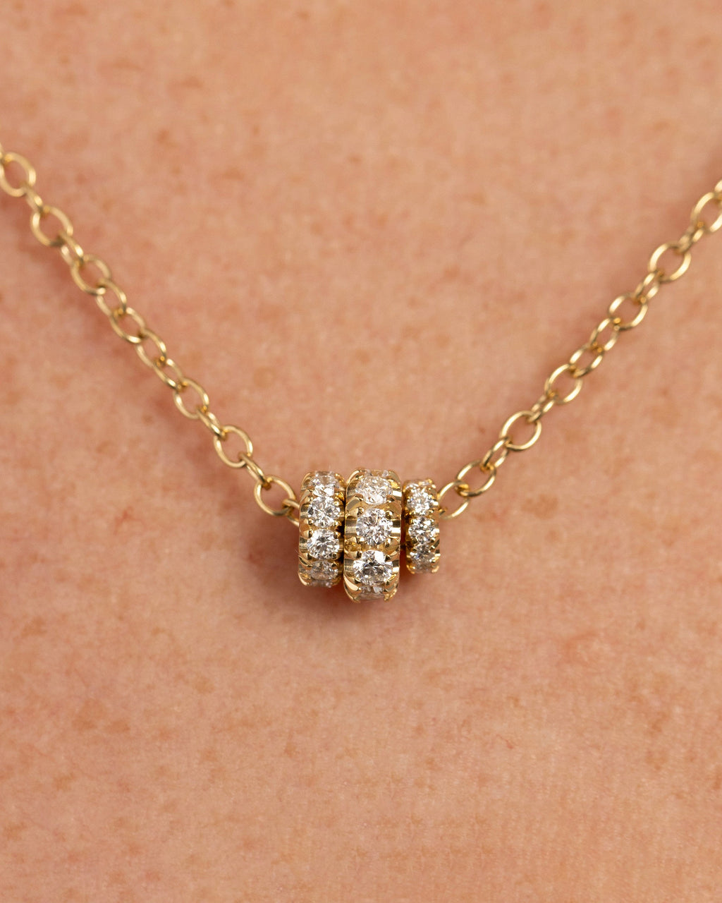 Diamond & 18k Gold Vesta Necklace
