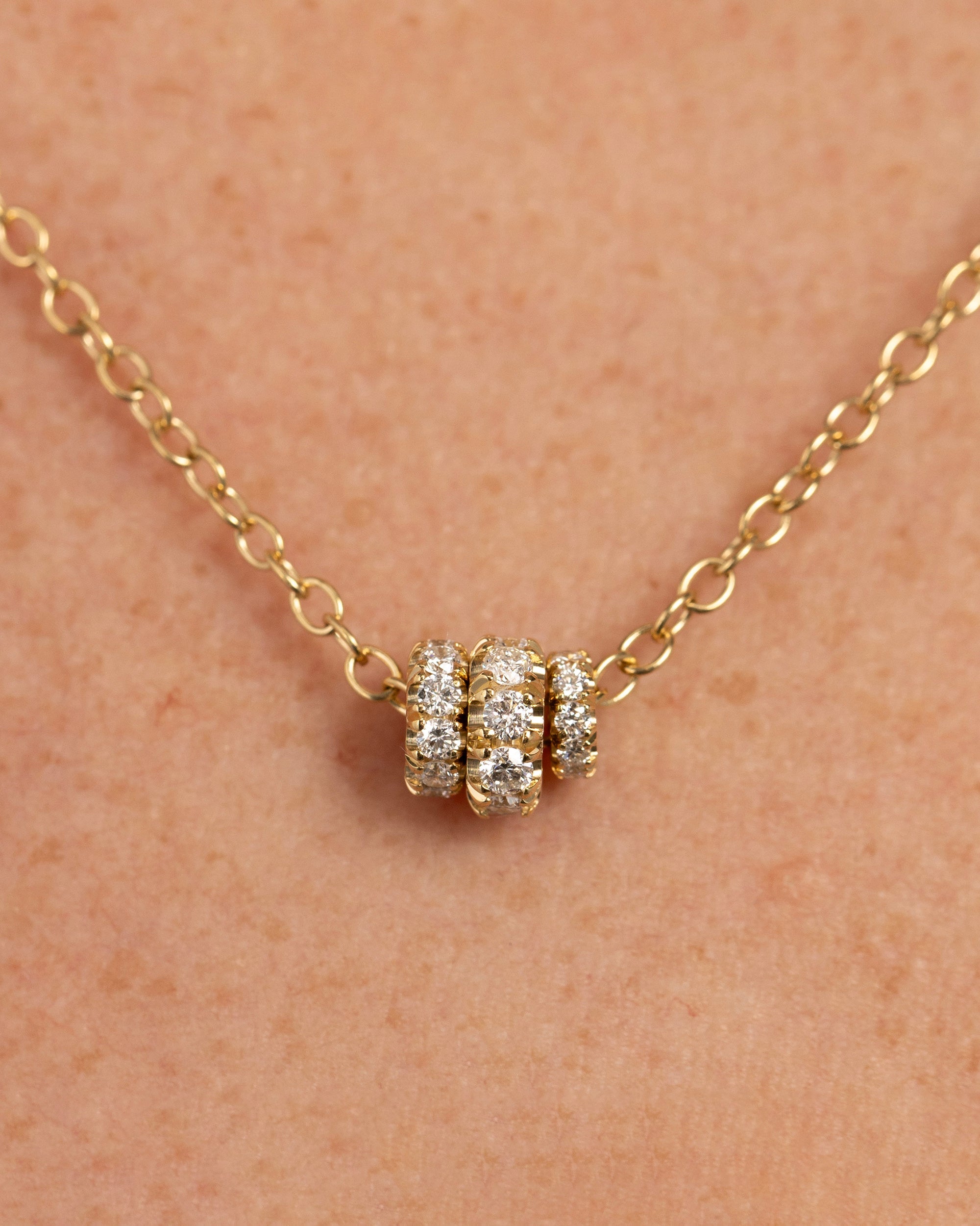 Diamond & 18k Gold Vesta Necklace