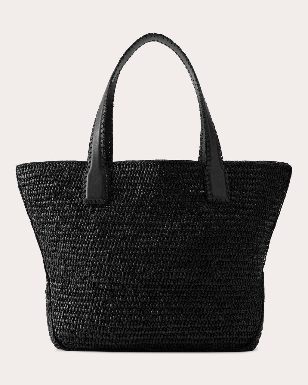 Liyoni Crocheted Raffia Tote Bag
