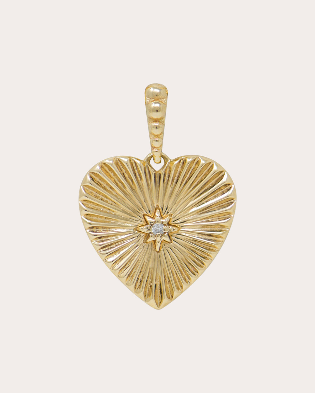 Diamond Aztec Petite North Star Fluted Medallion