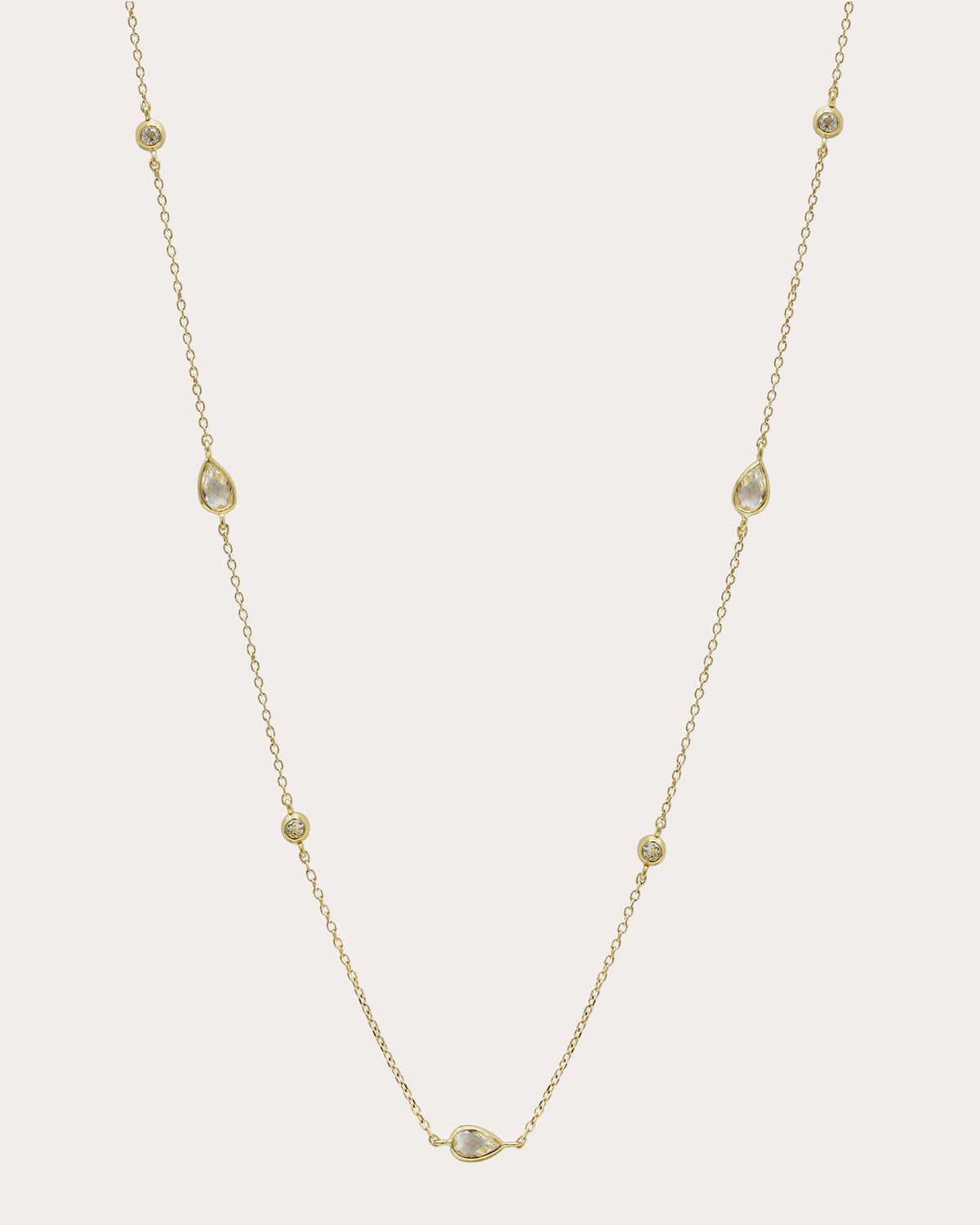 Topaz Cléo Alice Station Necklace