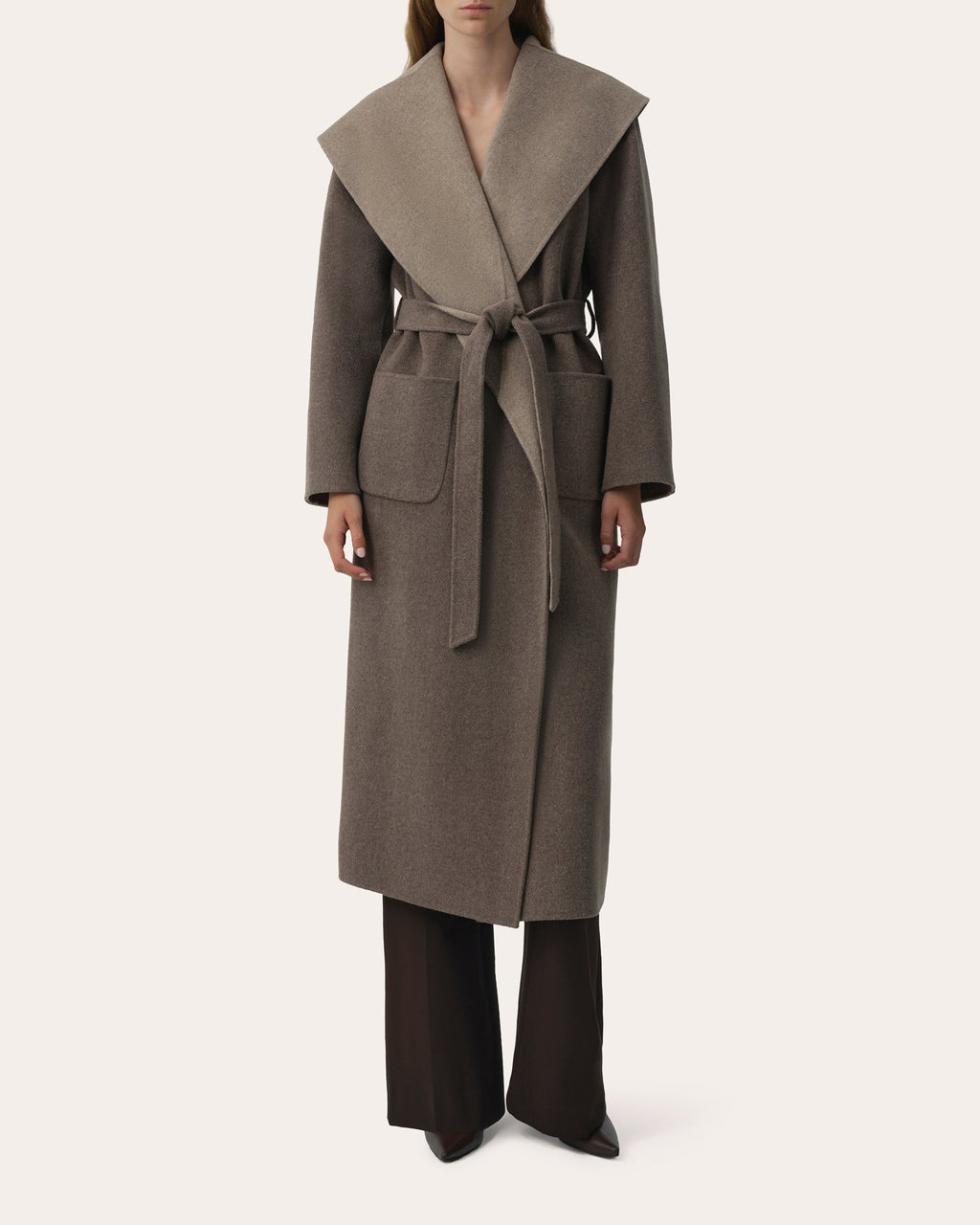 Allura Wool Reversible Belted Coat