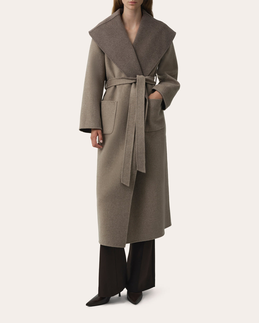 Allura Wool Reversible Belted Coat