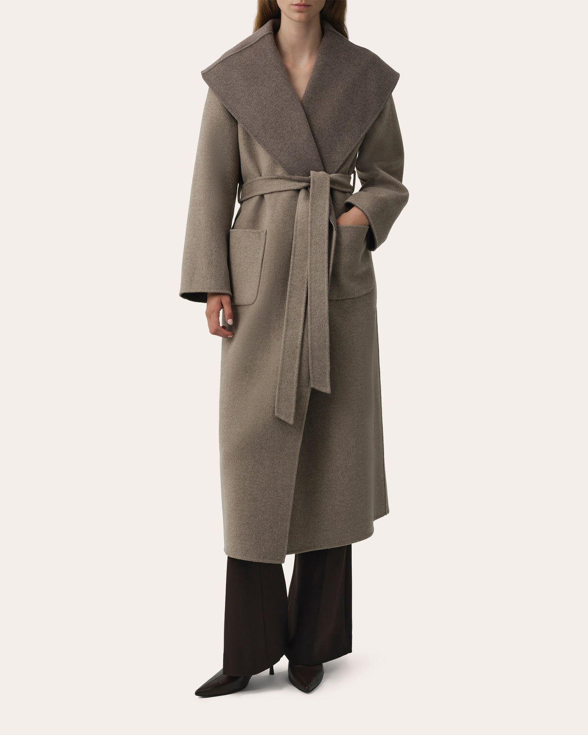 Allura Wool Reversible Belted Coat