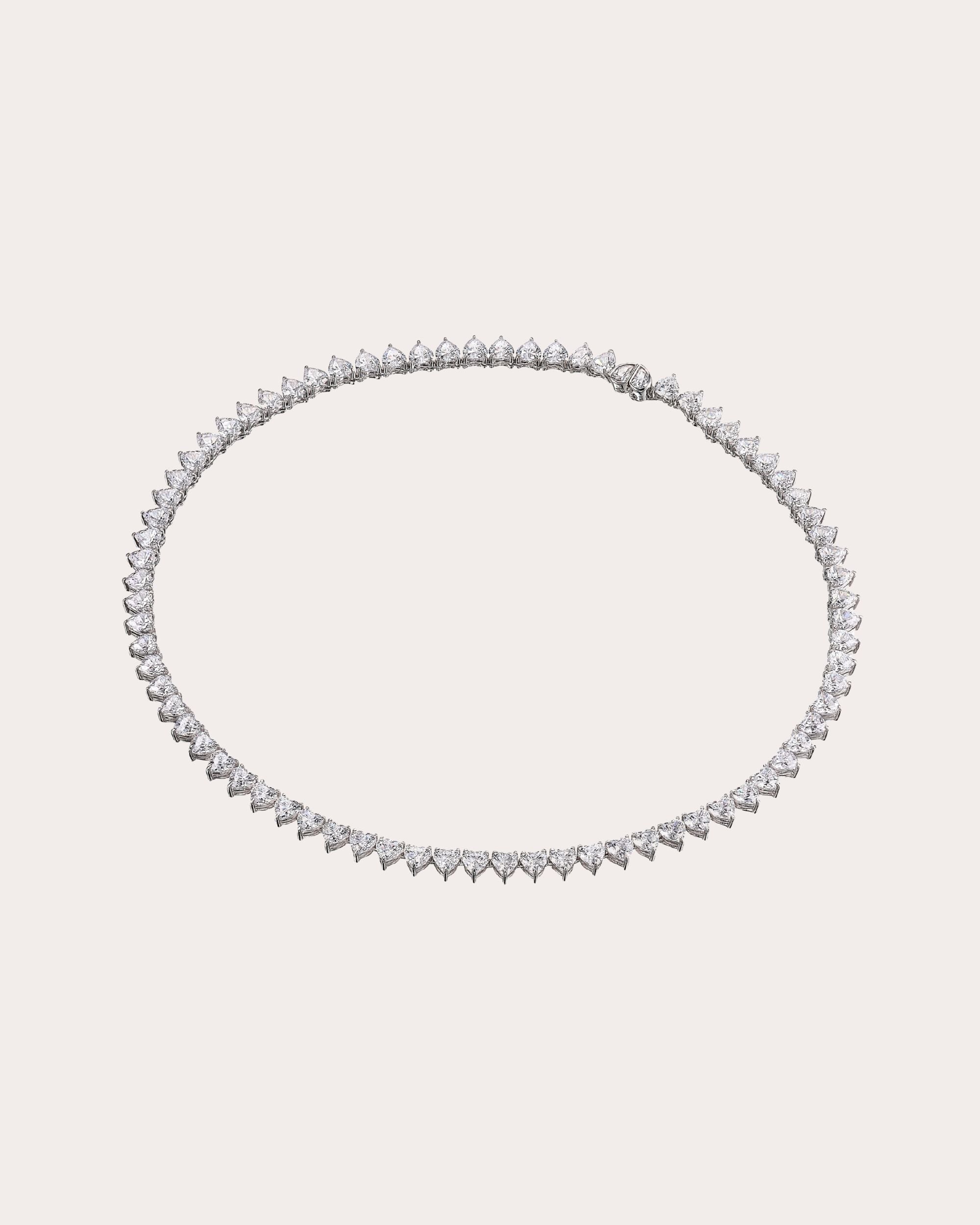 Diamond Eternity Heart Necklace