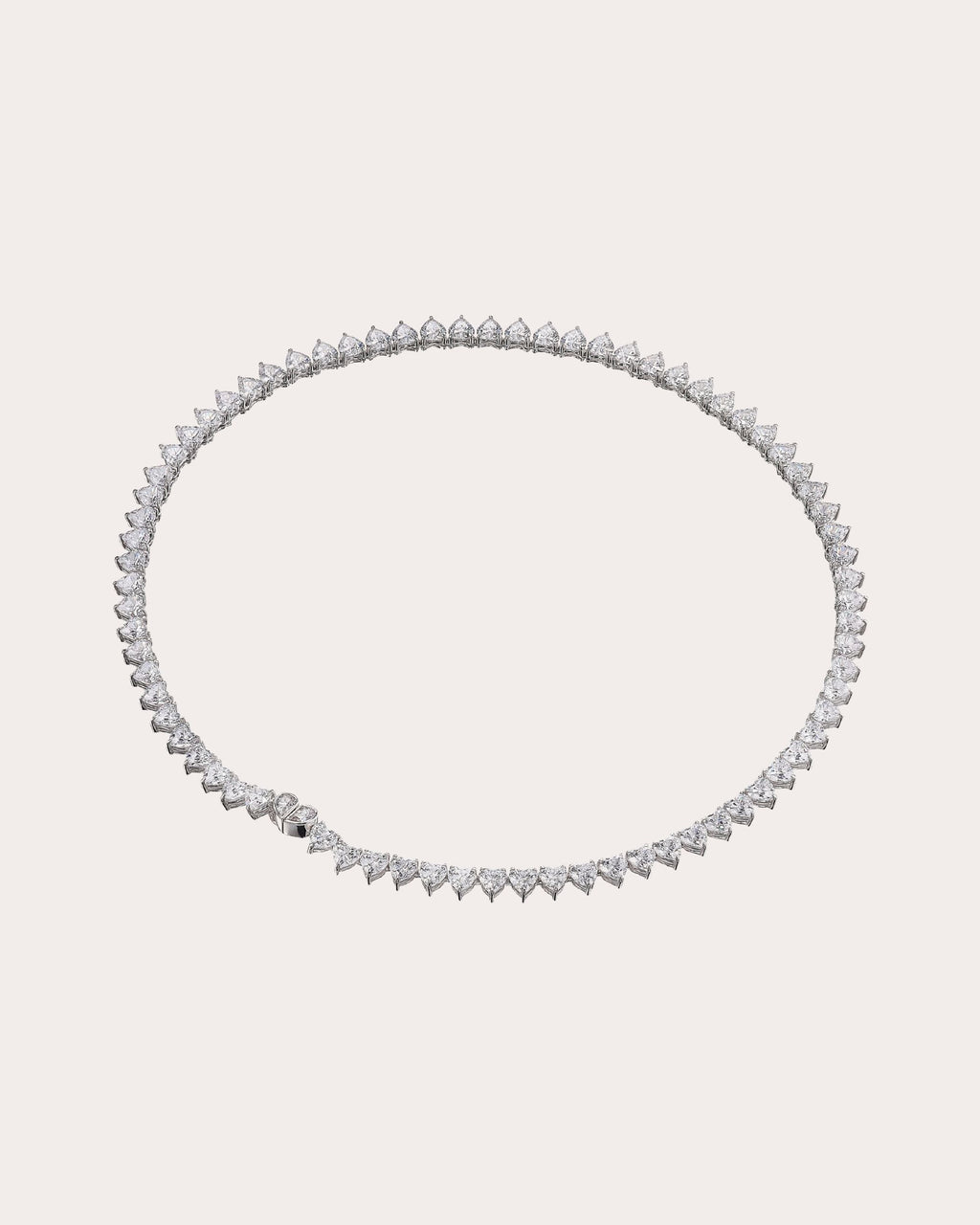 Diamond Eternity Heart Necklace