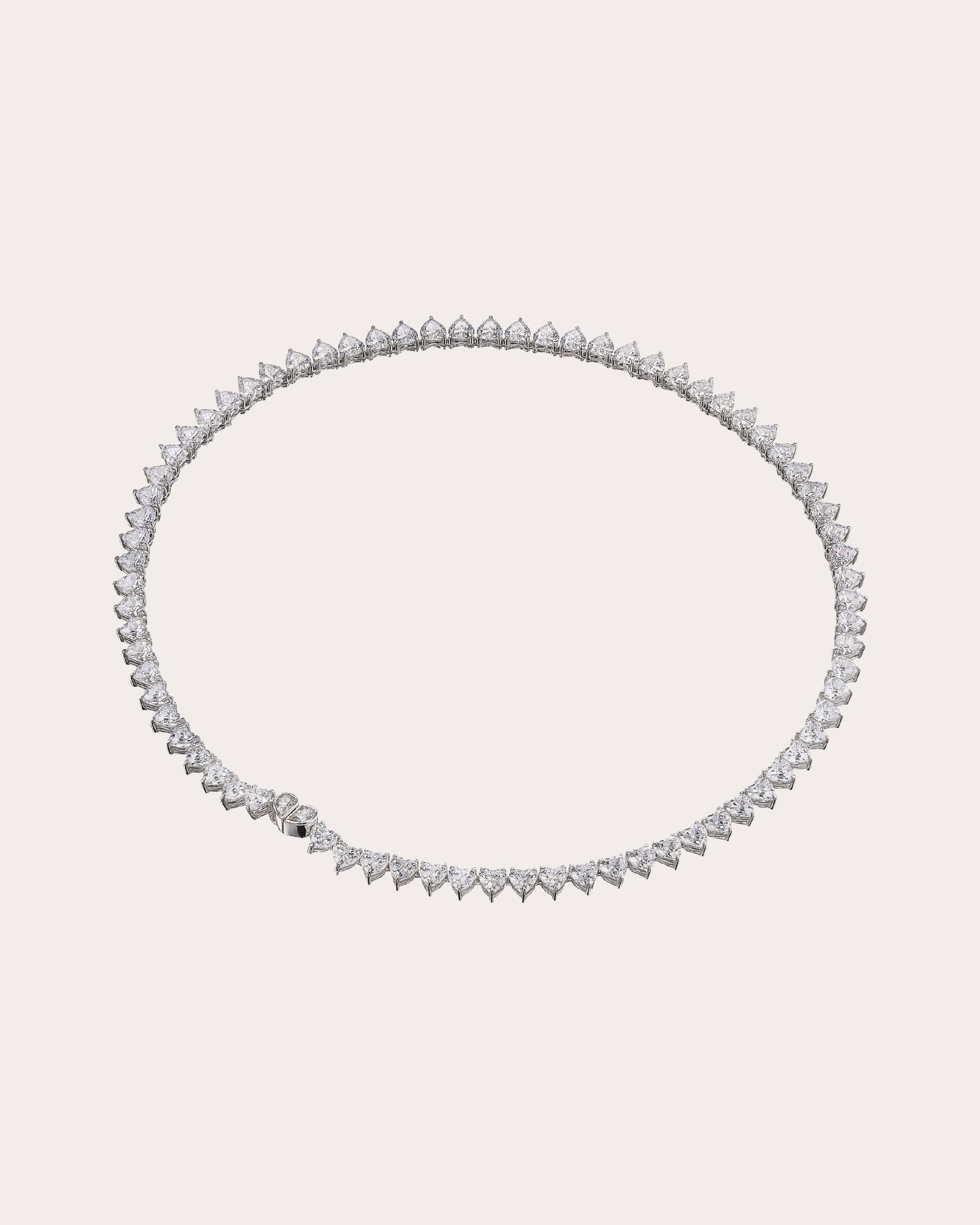 Diamond Eternity Heart Necklace