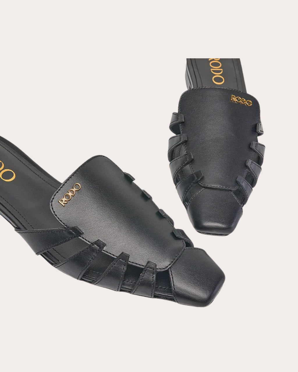 Maudie Leather Halo Mule