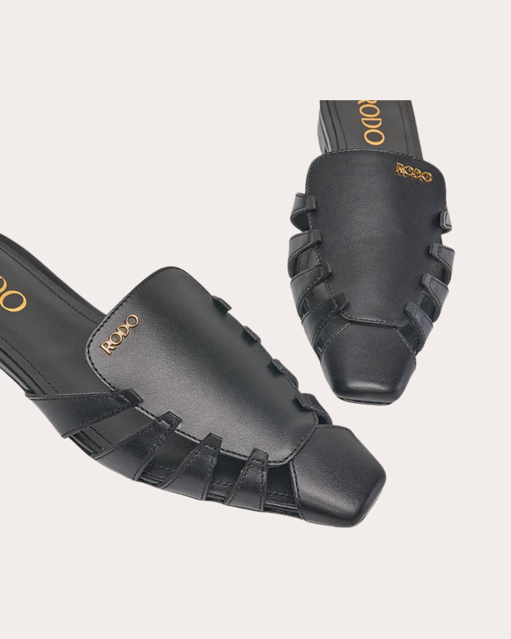 Maudie Leather Halo Mule