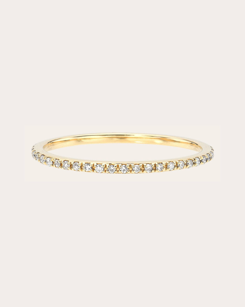 Diamond & 14k Gold Eternity Ring