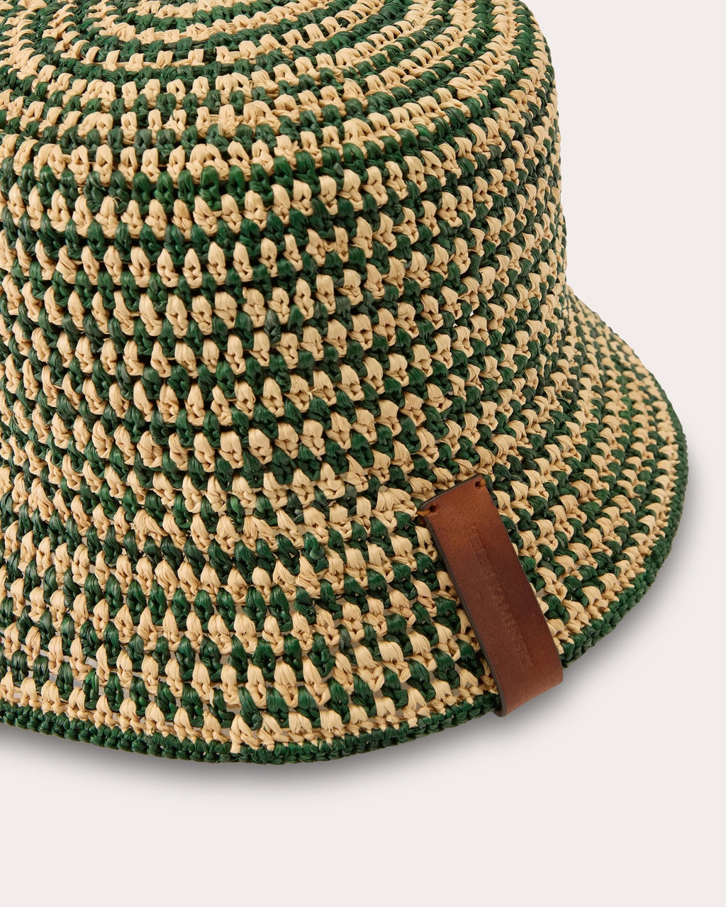 Shashika Crocheted Raffia Bucket Hat