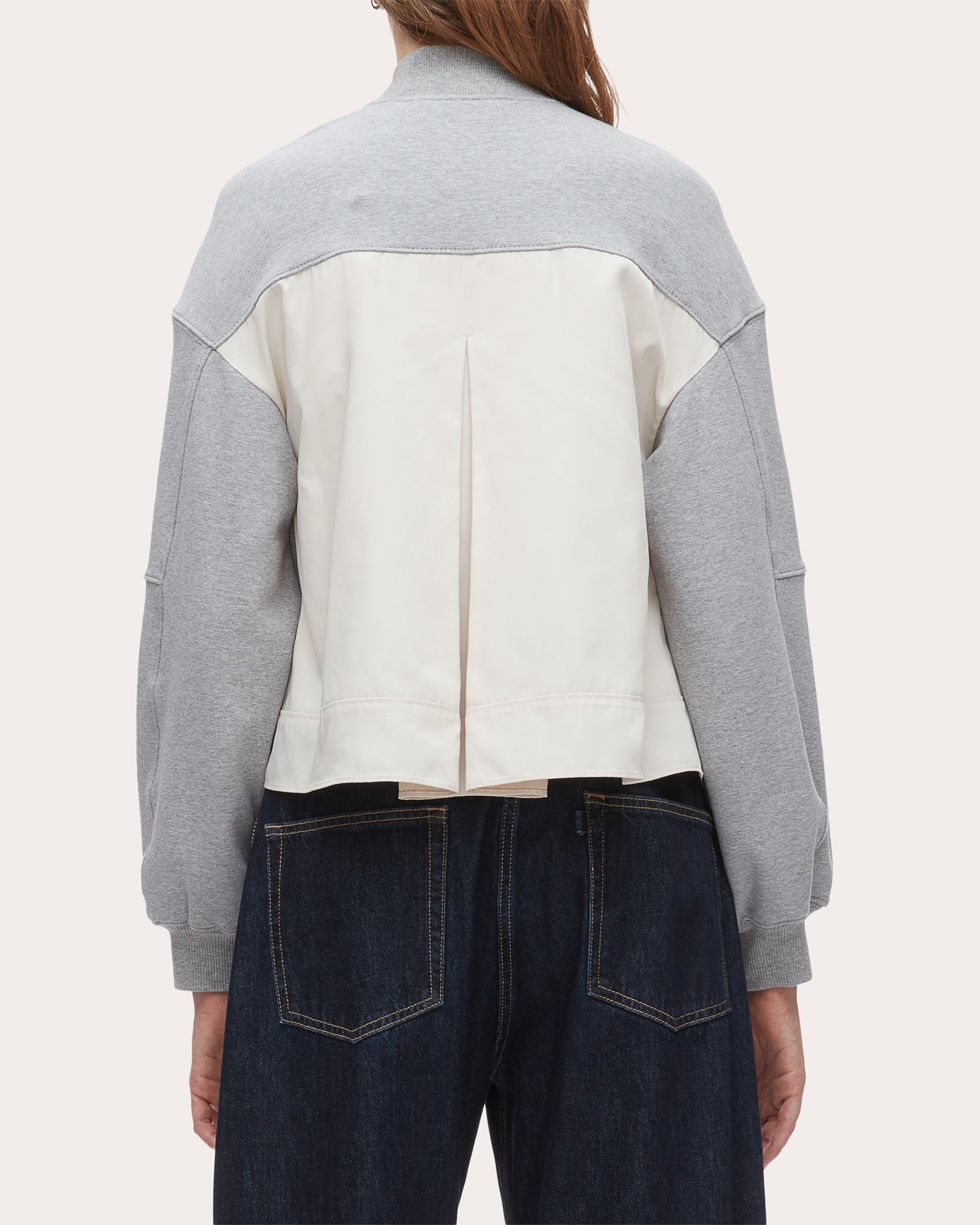 French Terry Ripstop Combo Zip Track Jacket