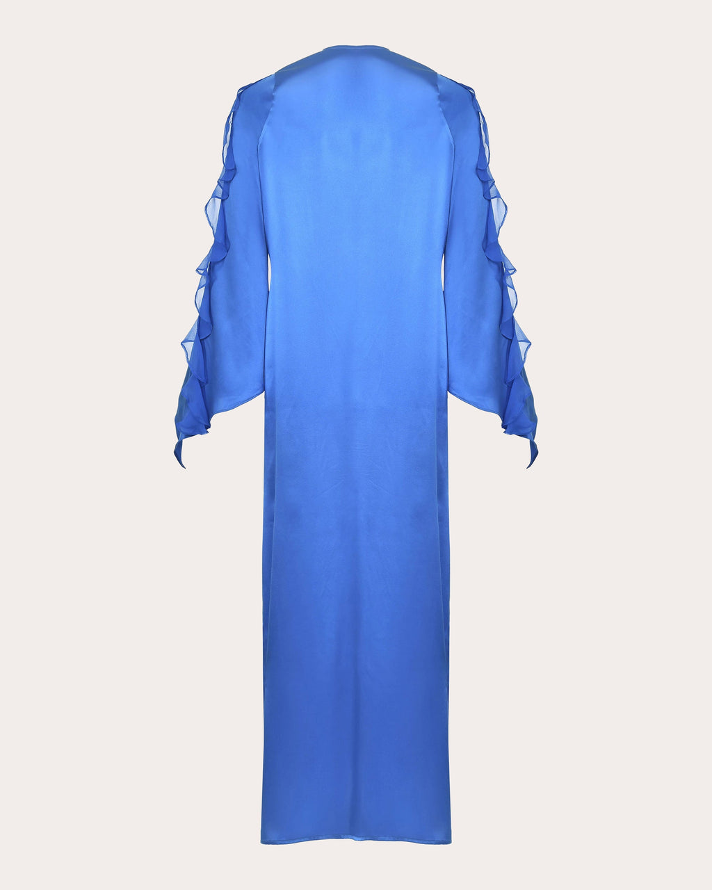 Juno Ruffled Silk Maxi Dress