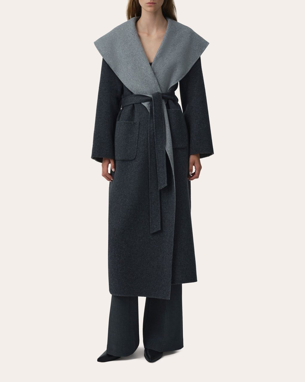 Allura Wool Reversible Belted Coat