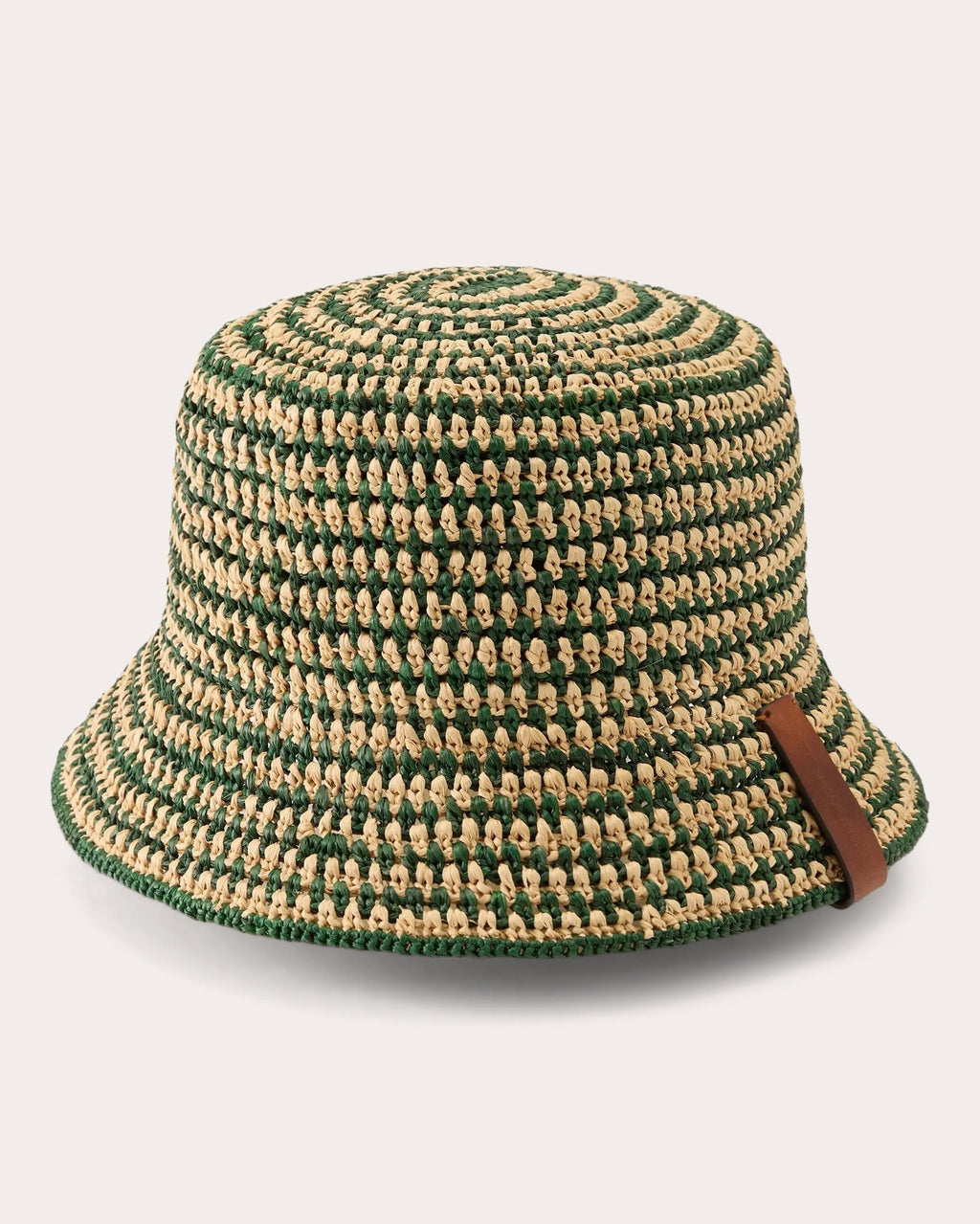 Shashika Crocheted Raffia Bucket Hat