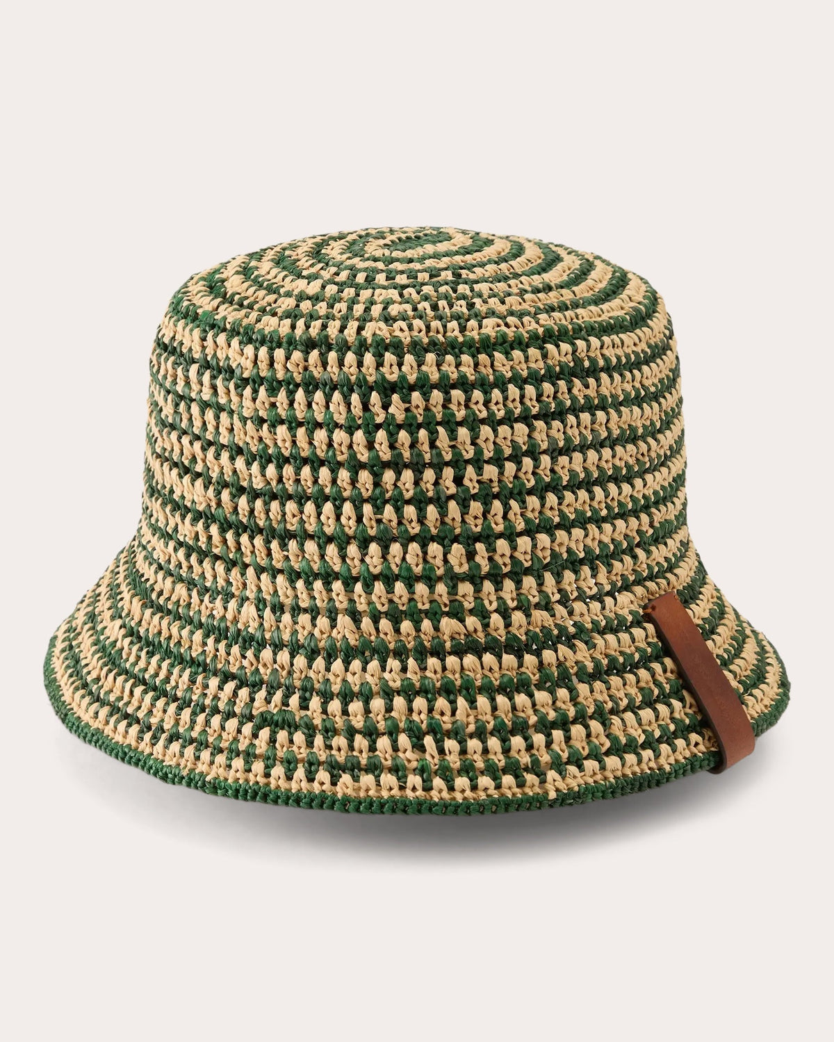 Shashika Crocheted Raffia Bucket Hat