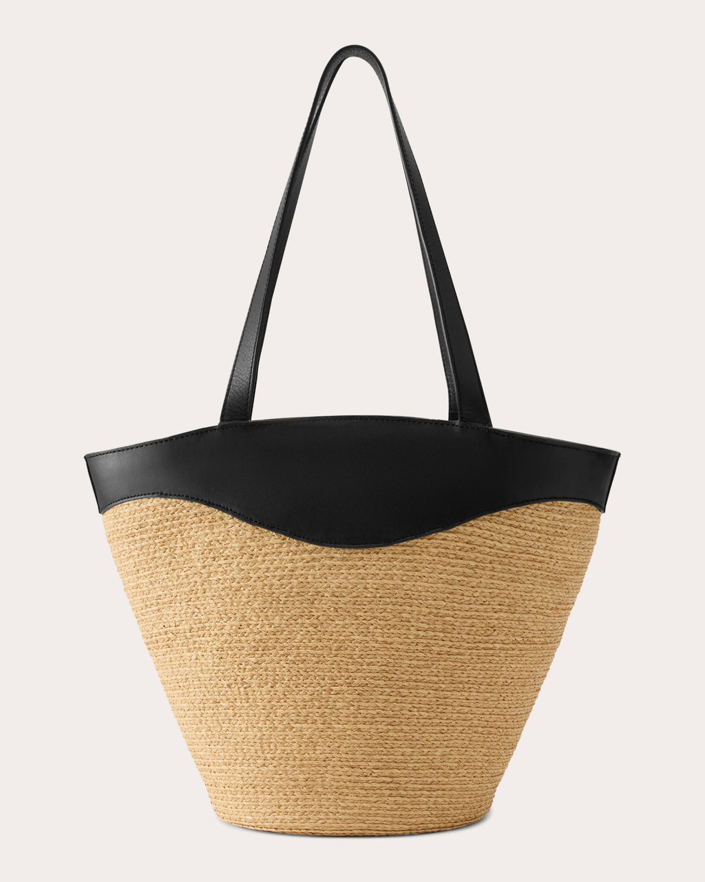 Nadee Braided Raffia Tote Bag