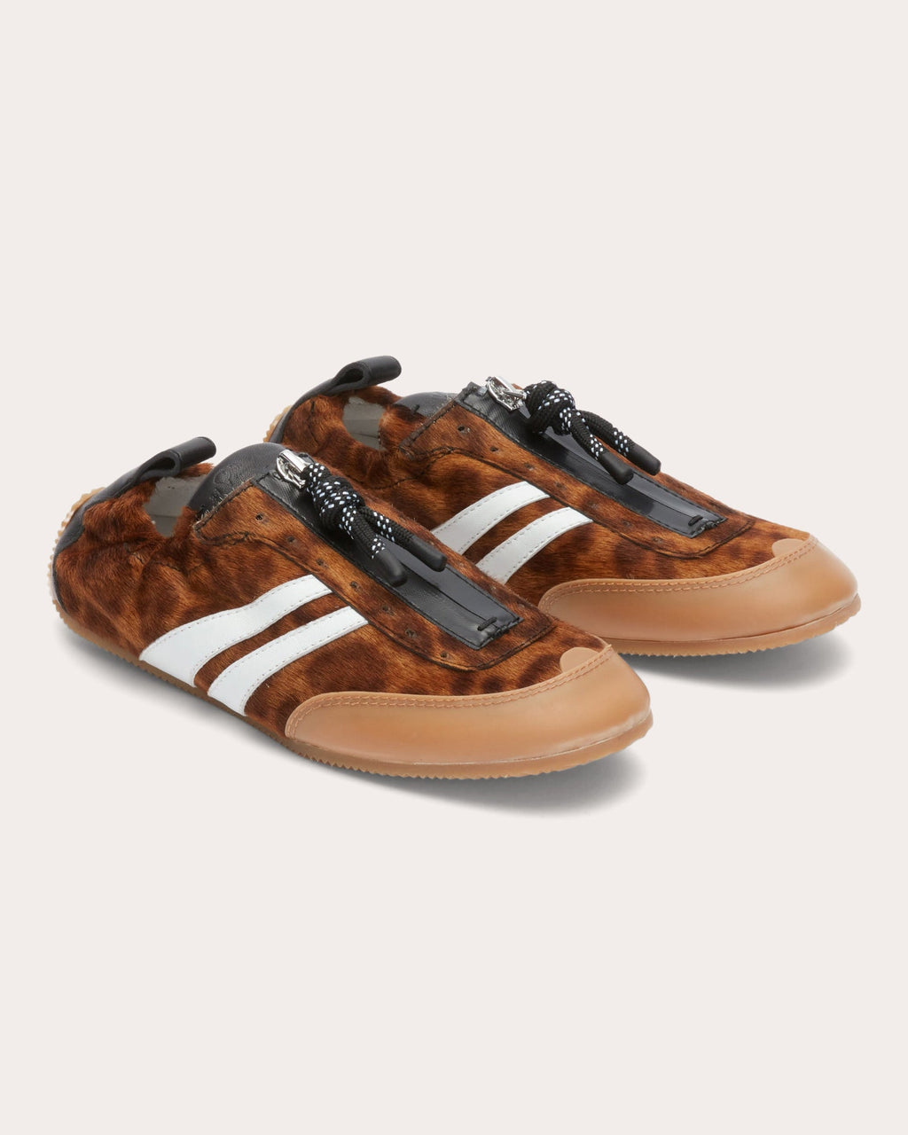 On The Go Leopard Calf Hair Sneaker