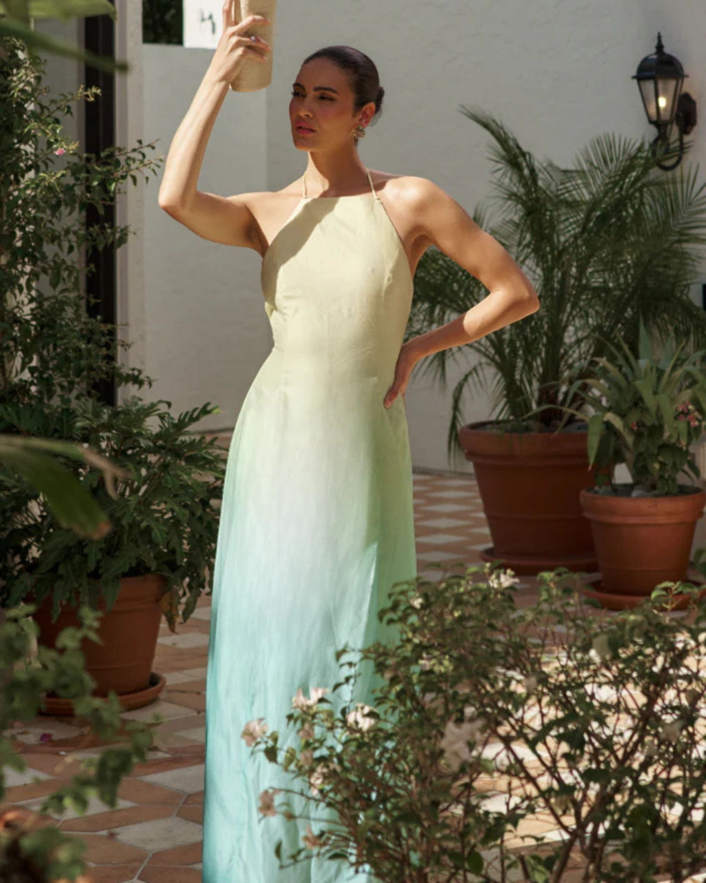 Mariposa Convertible™ Organza Train Gown