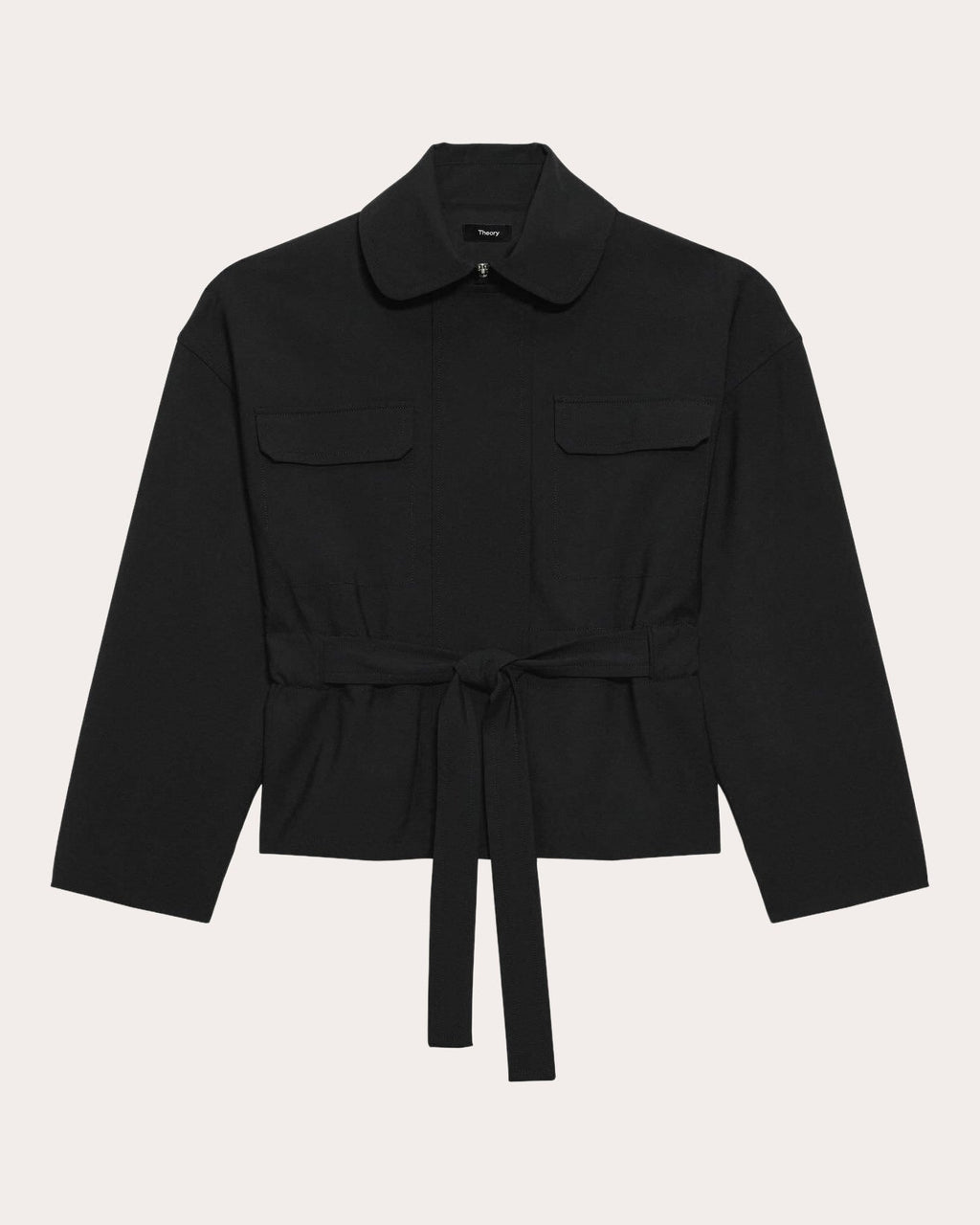 Wool Cinched Flight Jacket