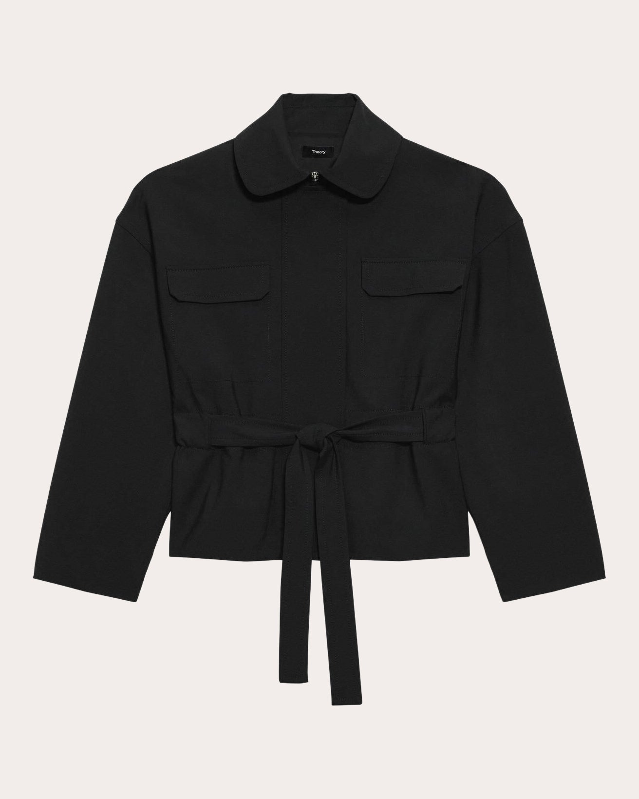 Wool Cinched Flight Jacket
