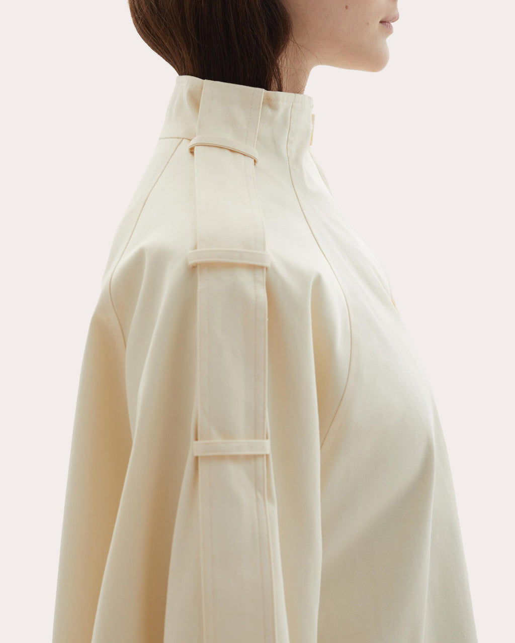 Sara Cotton Oversized Trench Jacket