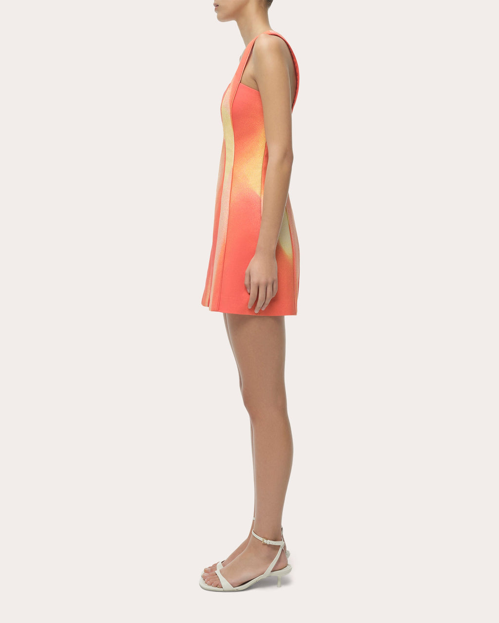 Calyx Abstract Paneled Mini Dress