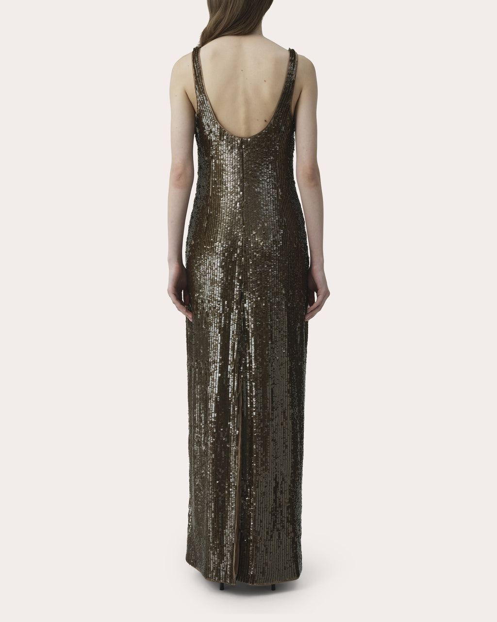 Bex Sequin Scoop Neck Maxi Dress