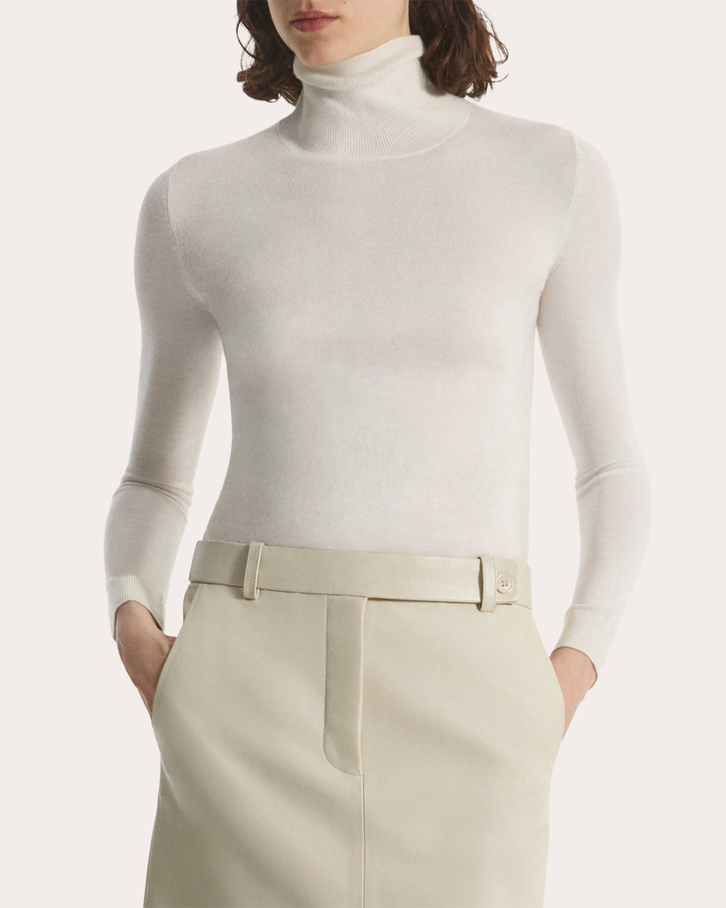 Fine Cashmere Slim Turtleneck
