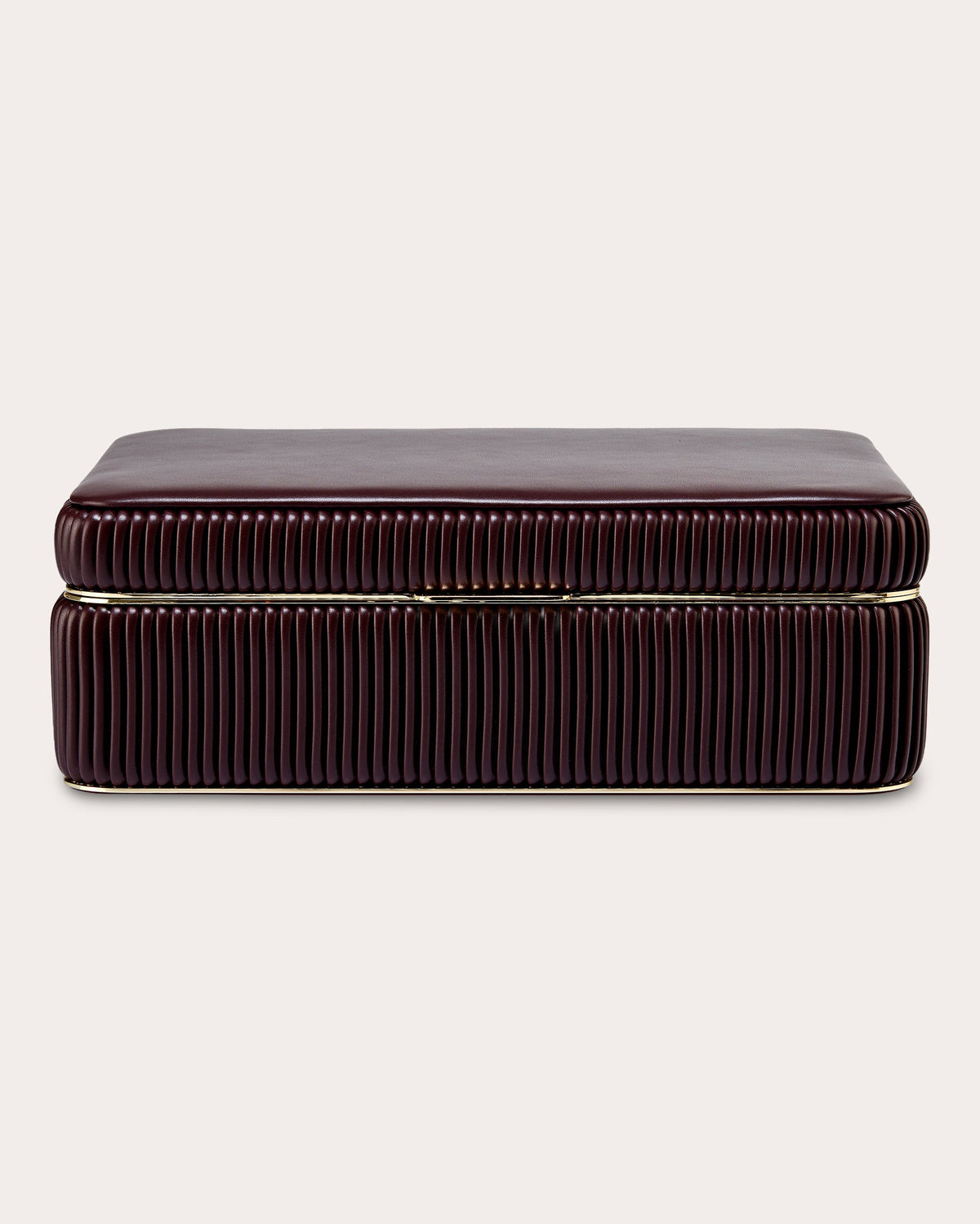 Bella Pleated Medium Jewelry Box